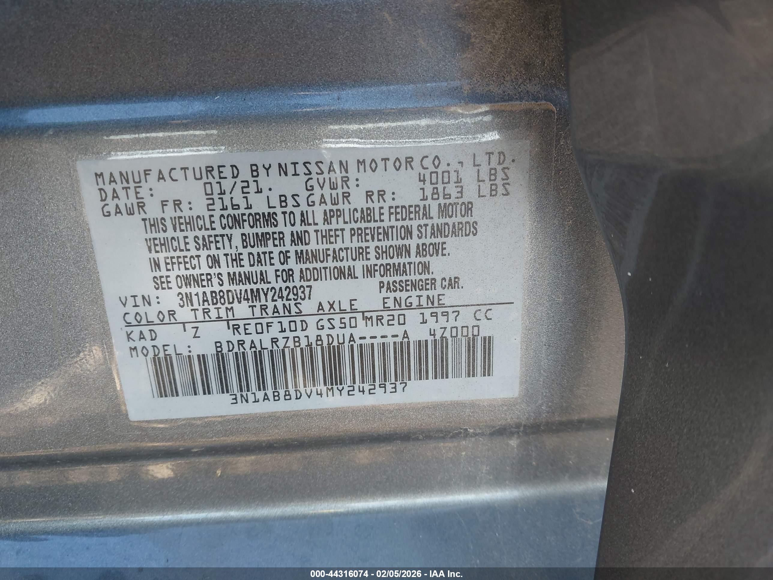 NISSAN SENTRA image 9