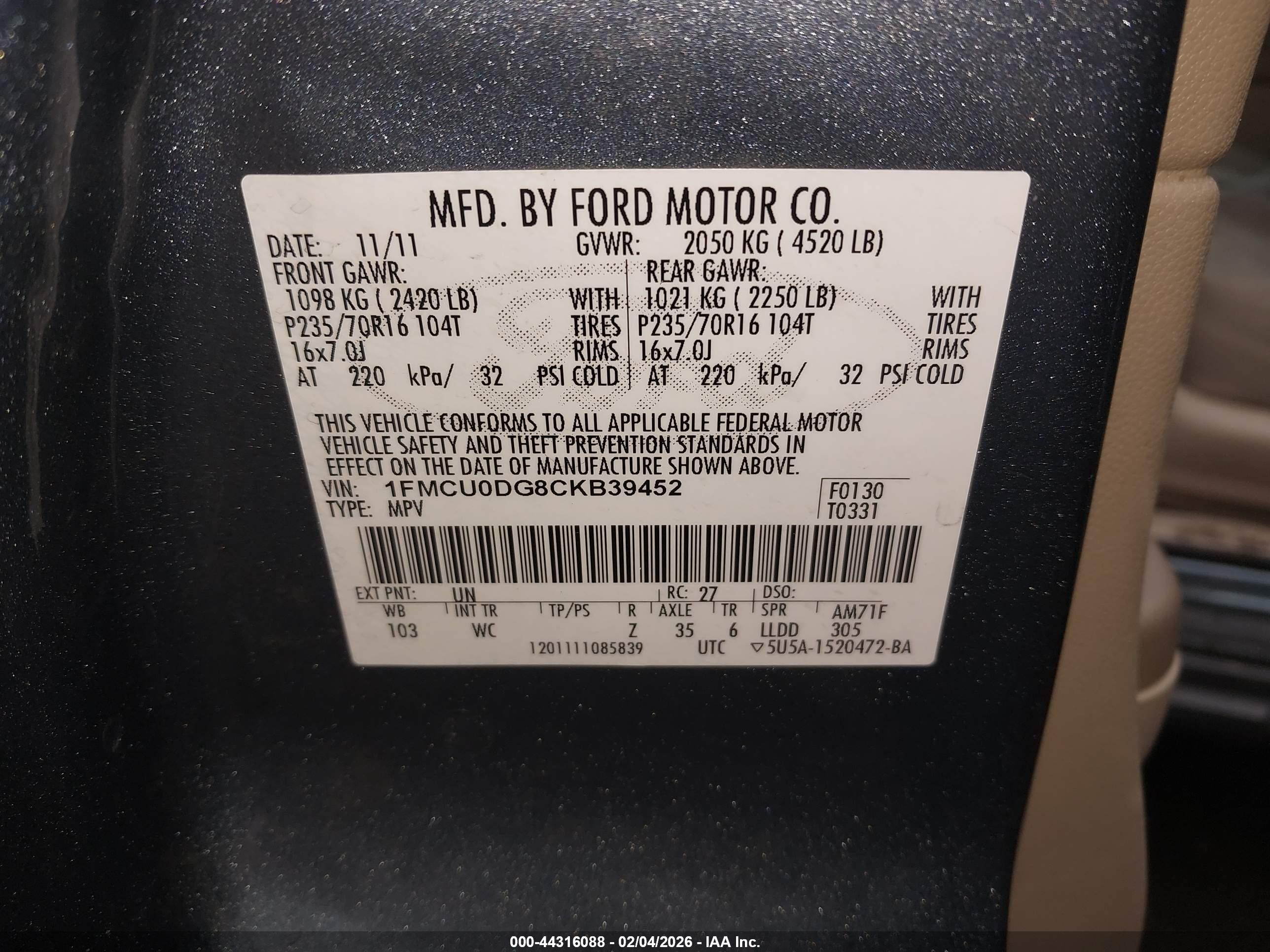 FORD ESCAPE image 9