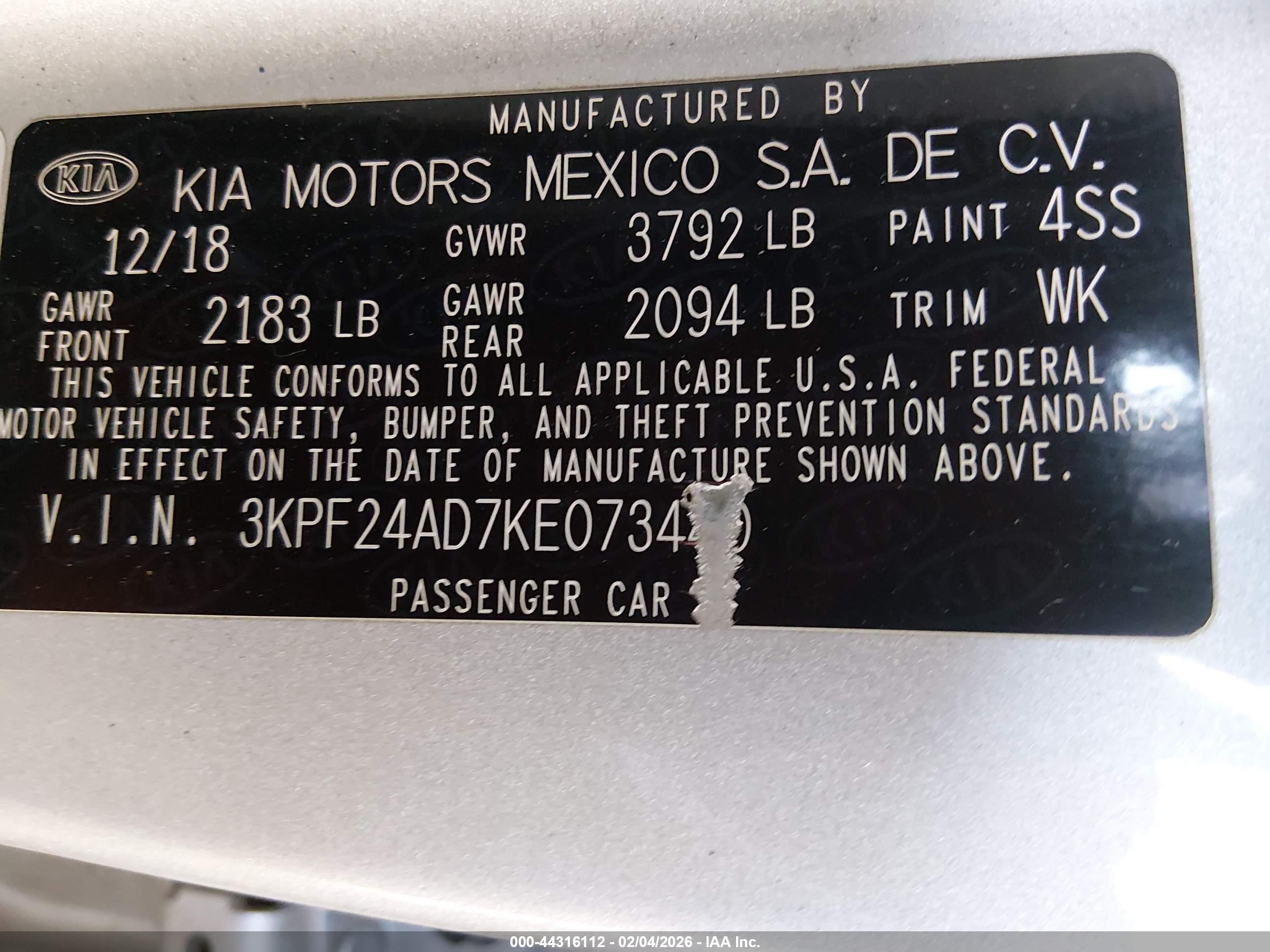 KIA FORTE image 9