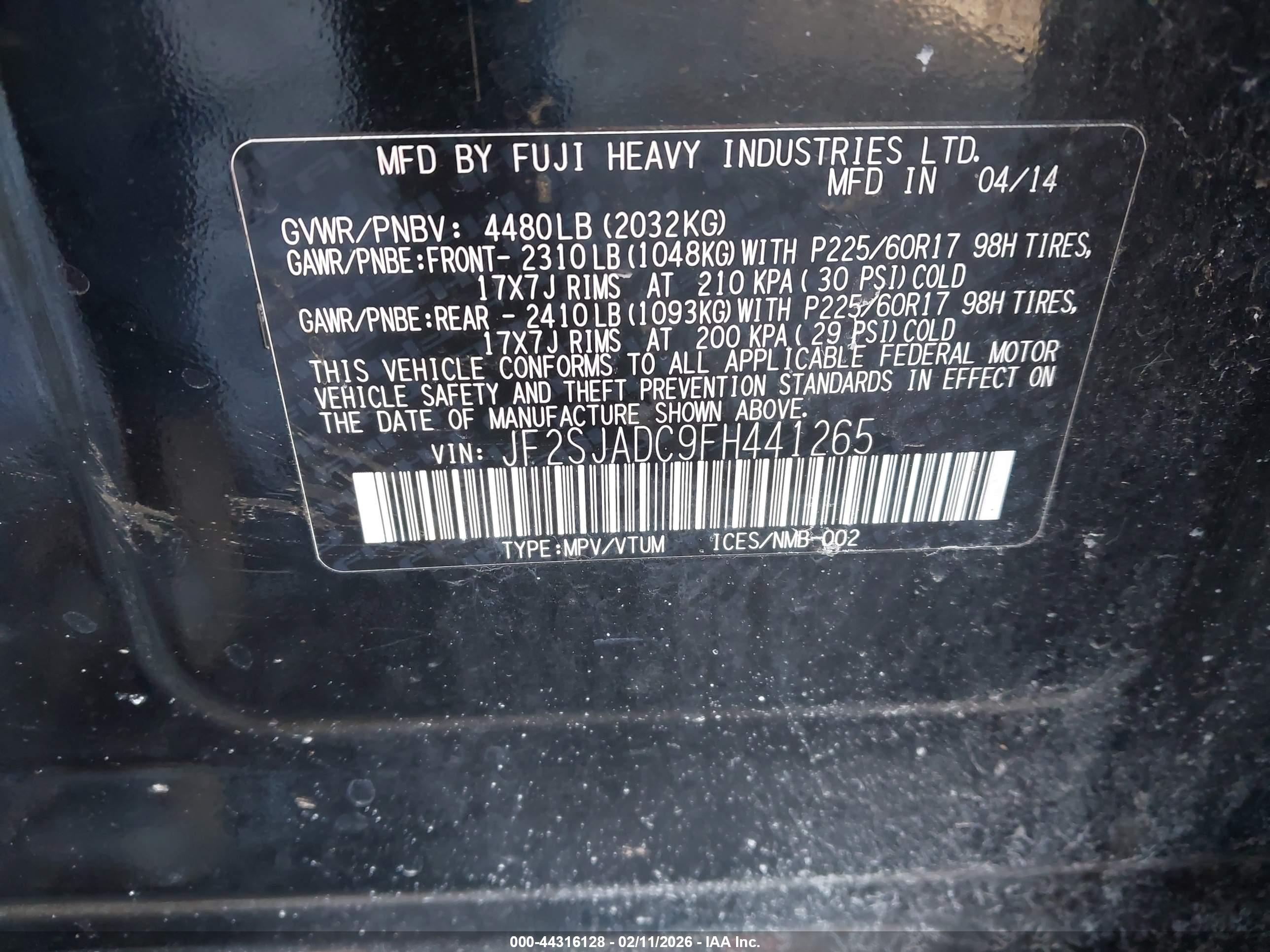 SUBARU FORESTER image 9