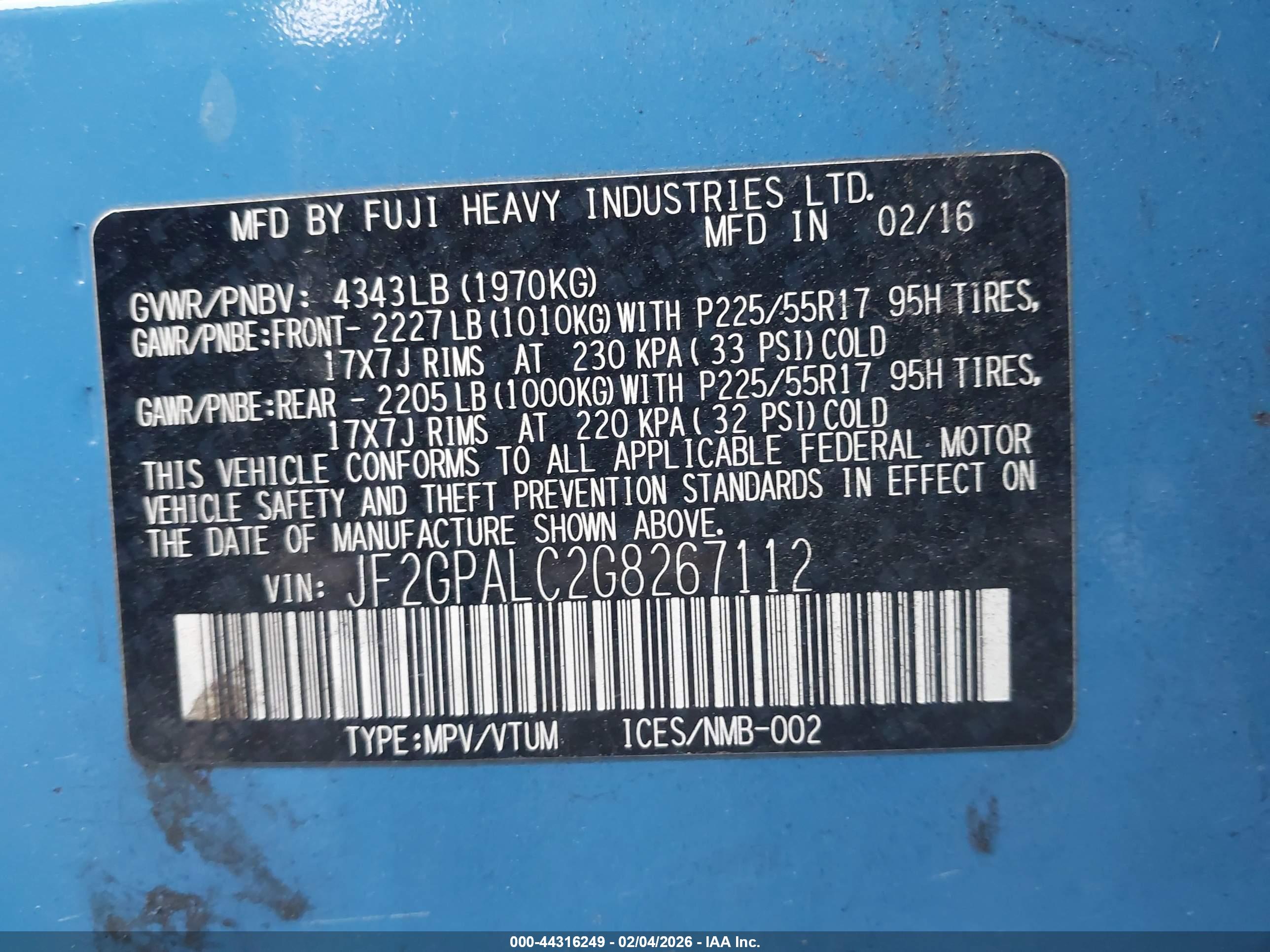 SUBARU CROSSTREK image 9