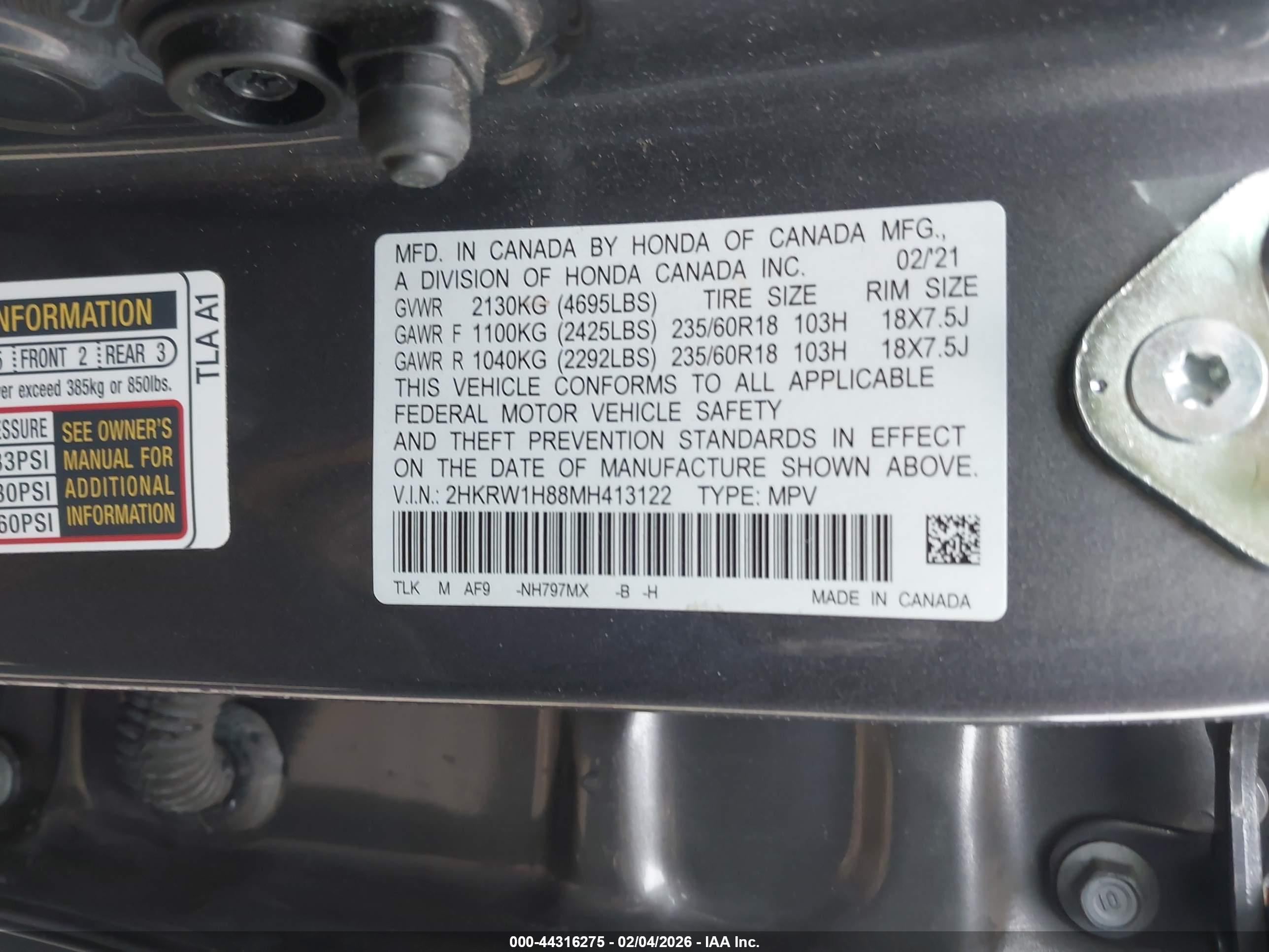 HONDA CR-V image 9