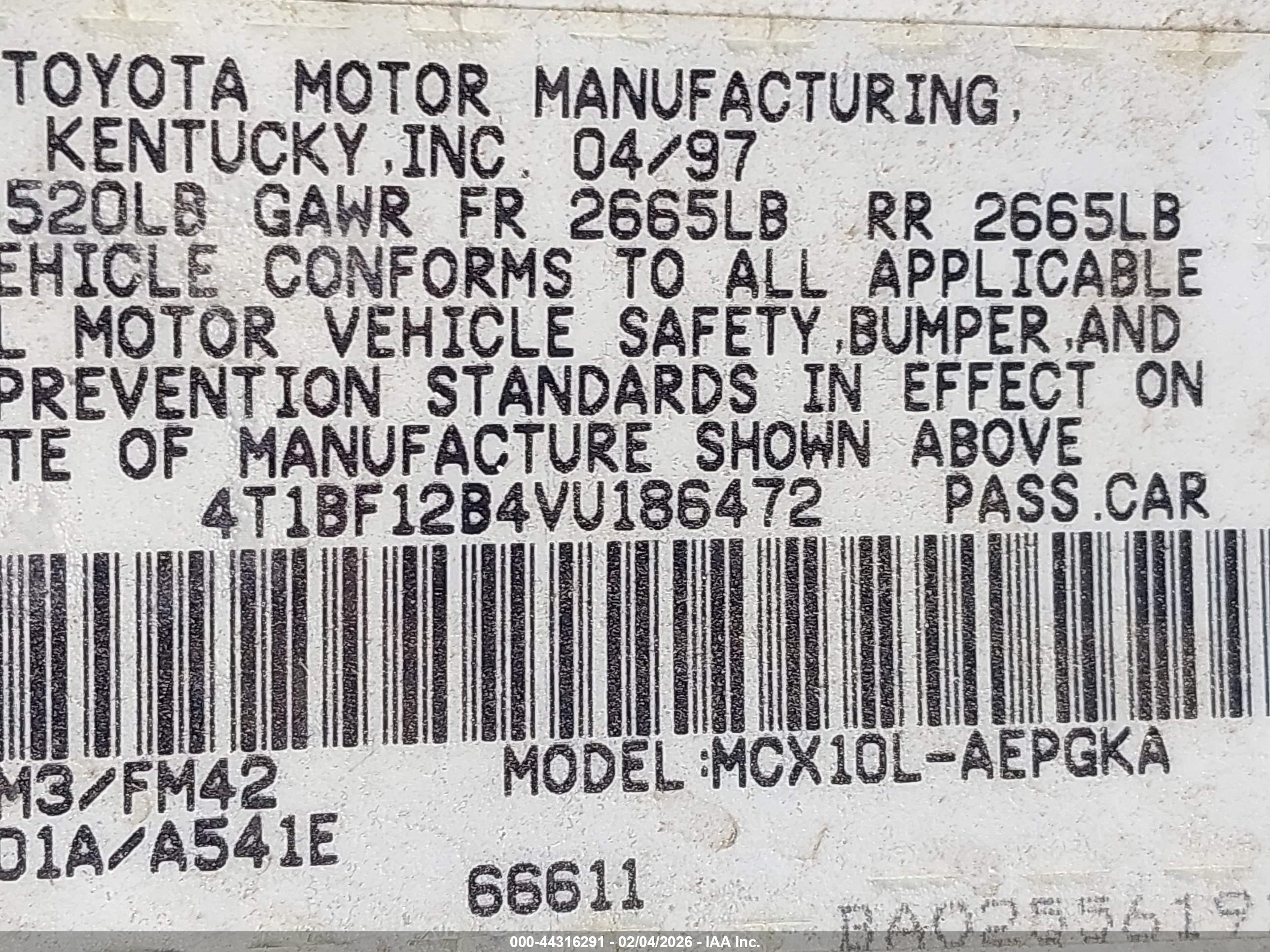 TOYOTA AVALON image 9