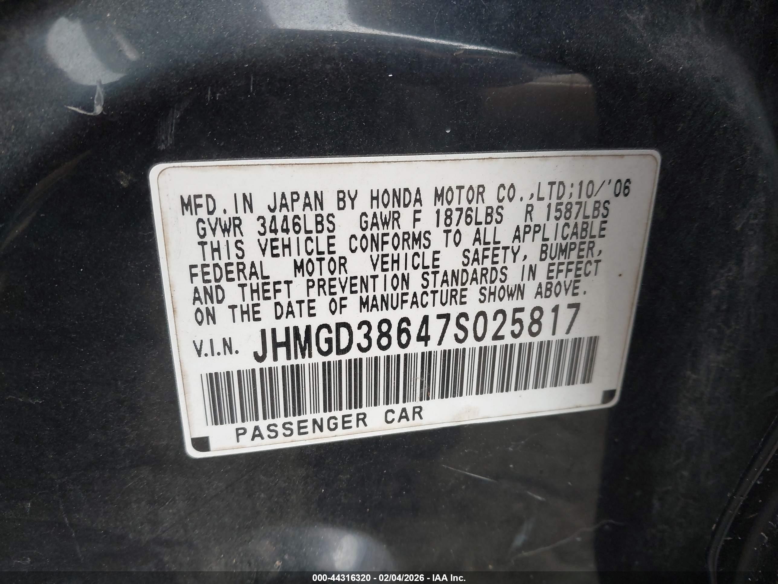 HONDA FIT image 9