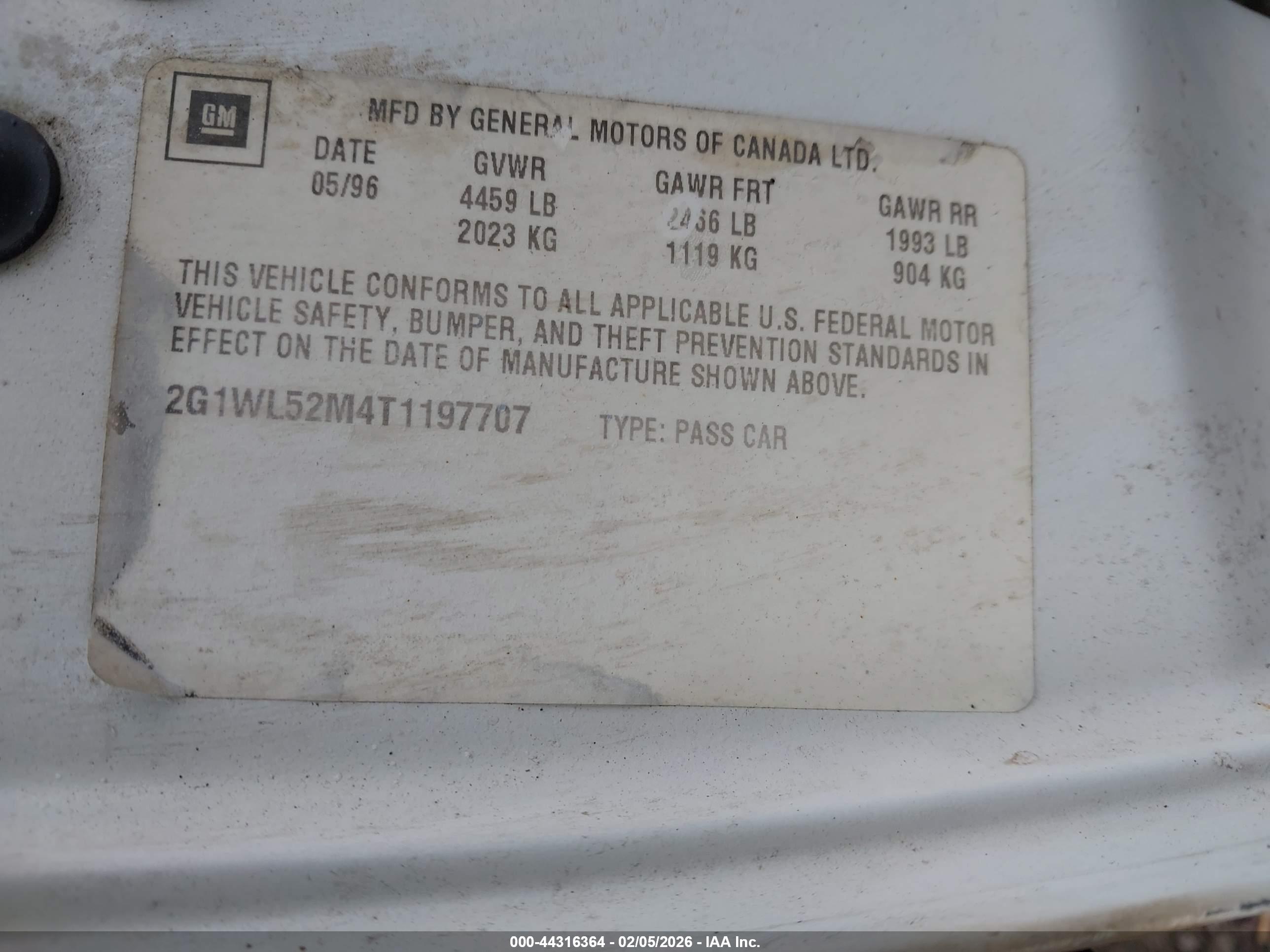 CHEVROLET LUMINA image 9