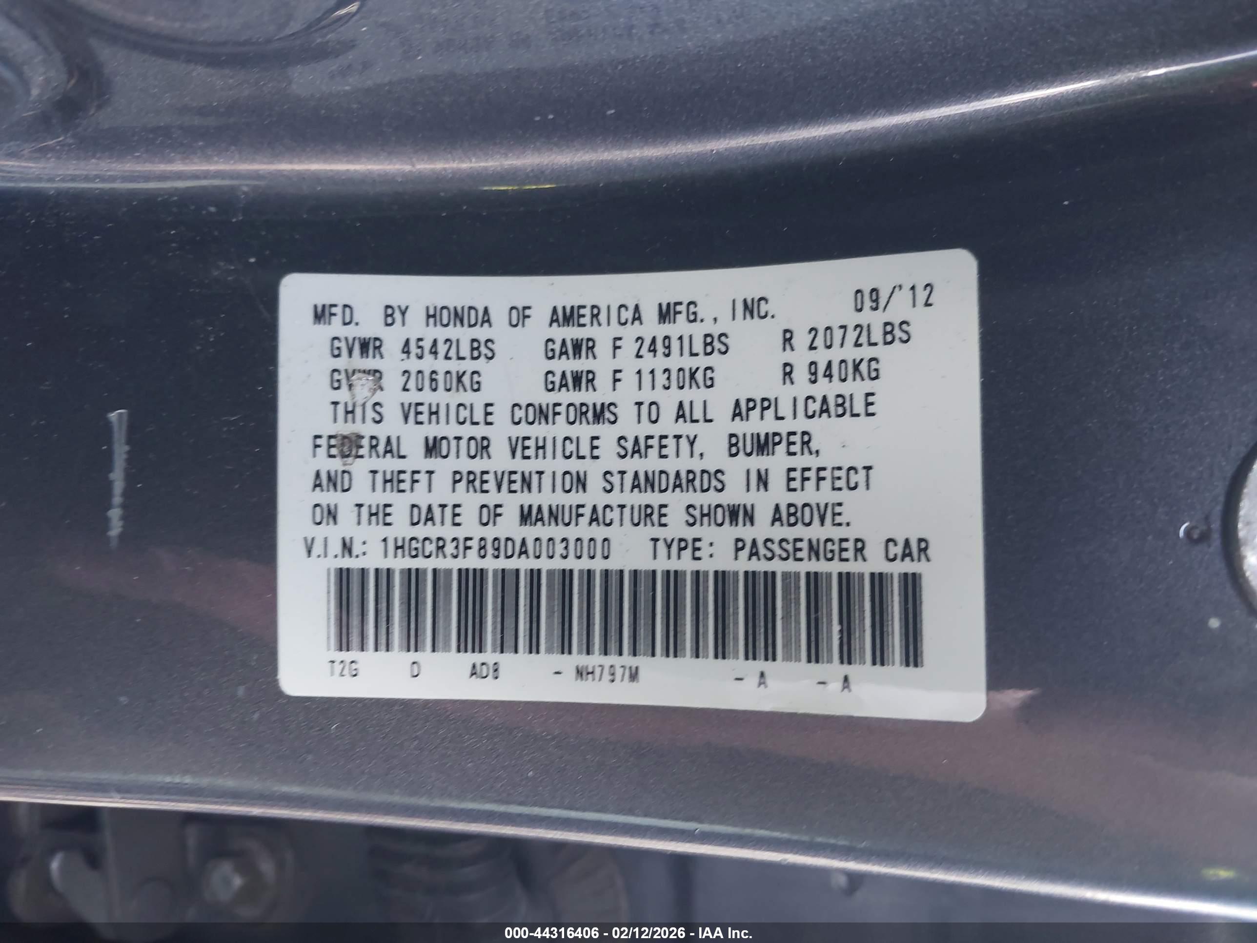 HONDA ACCORD image 9