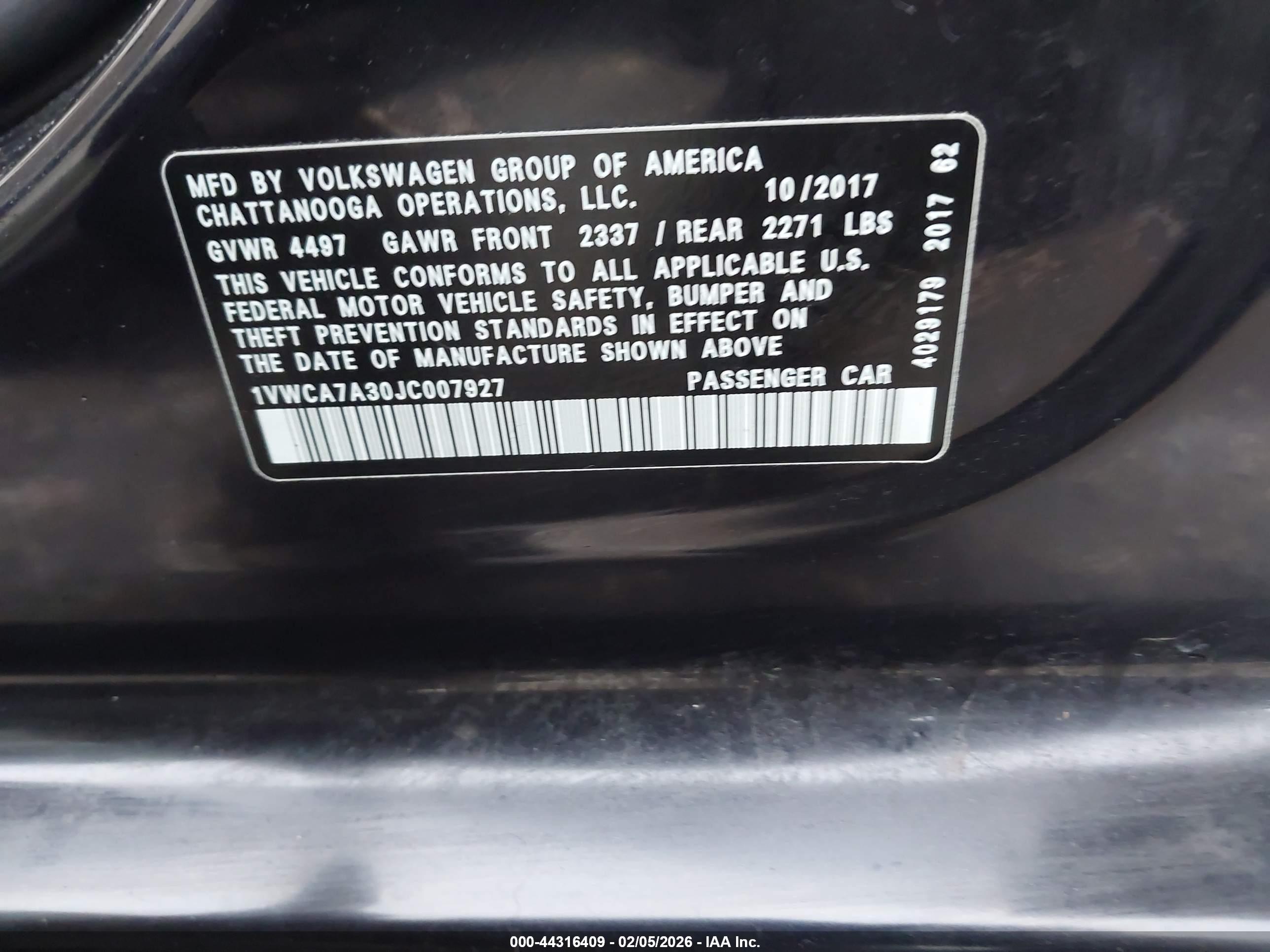 VOLKSWAGEN PASSAT image 9