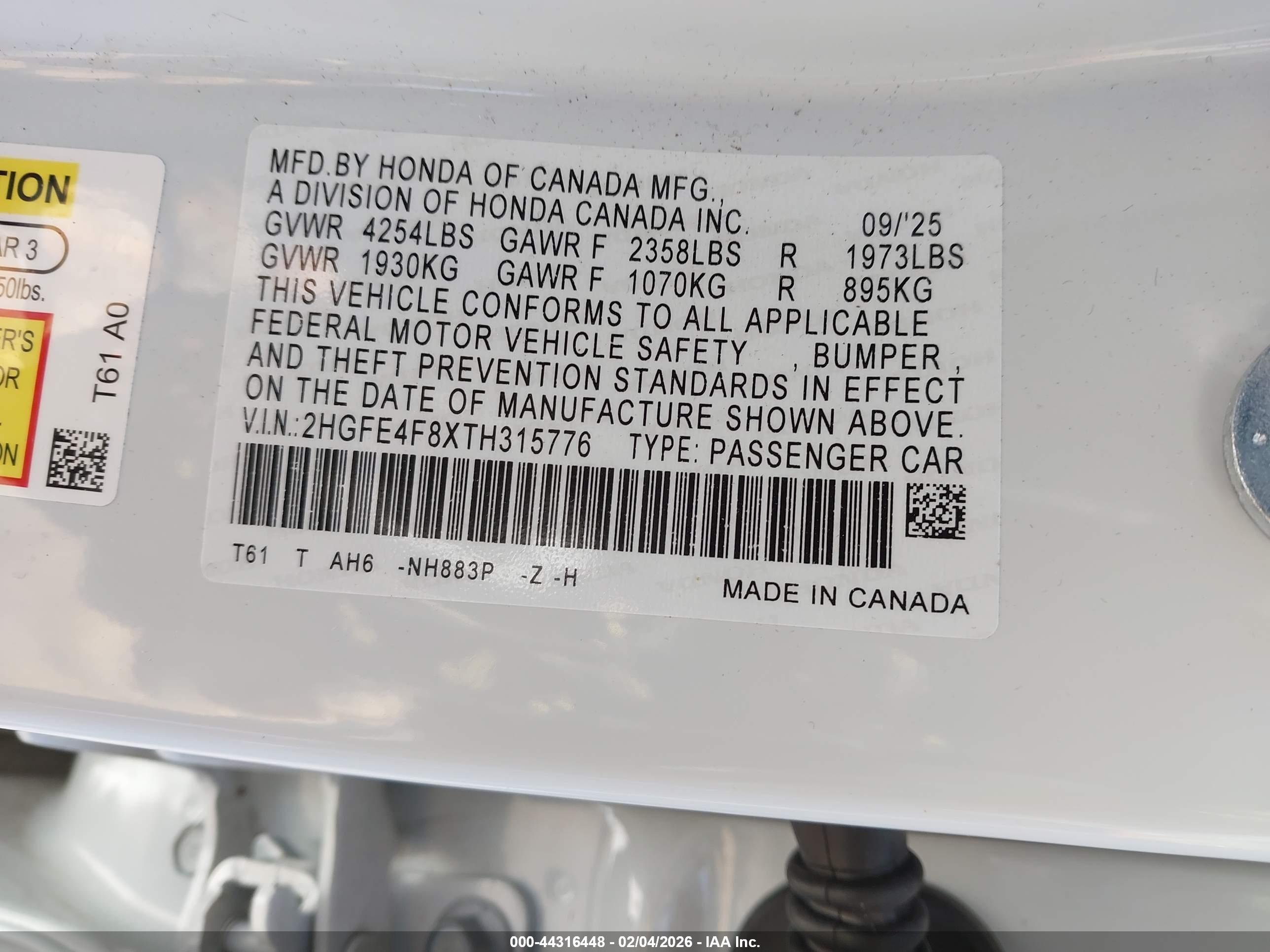 HONDA CIVIC image 9