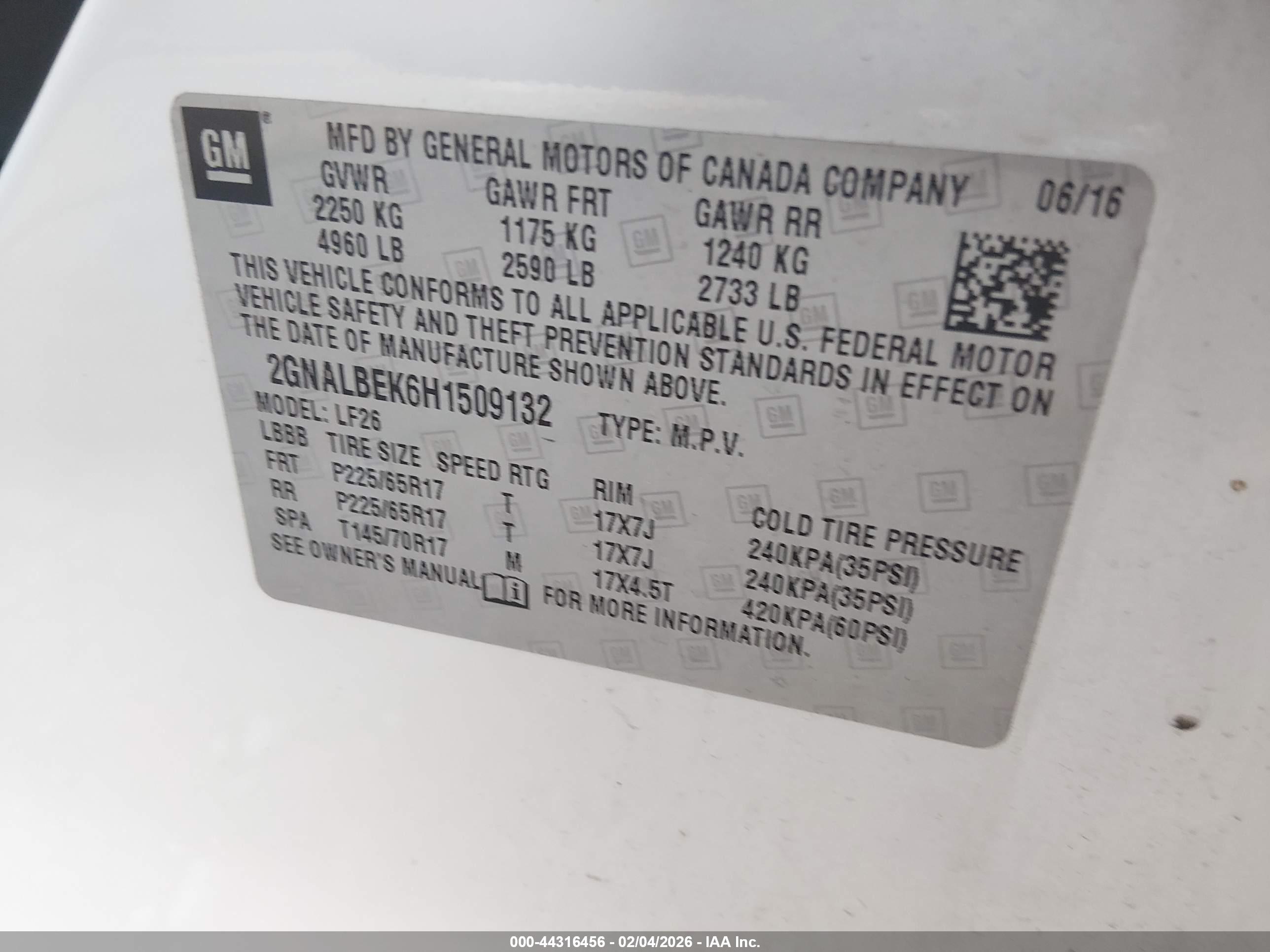 CHEVROLET EQUINOX image 9