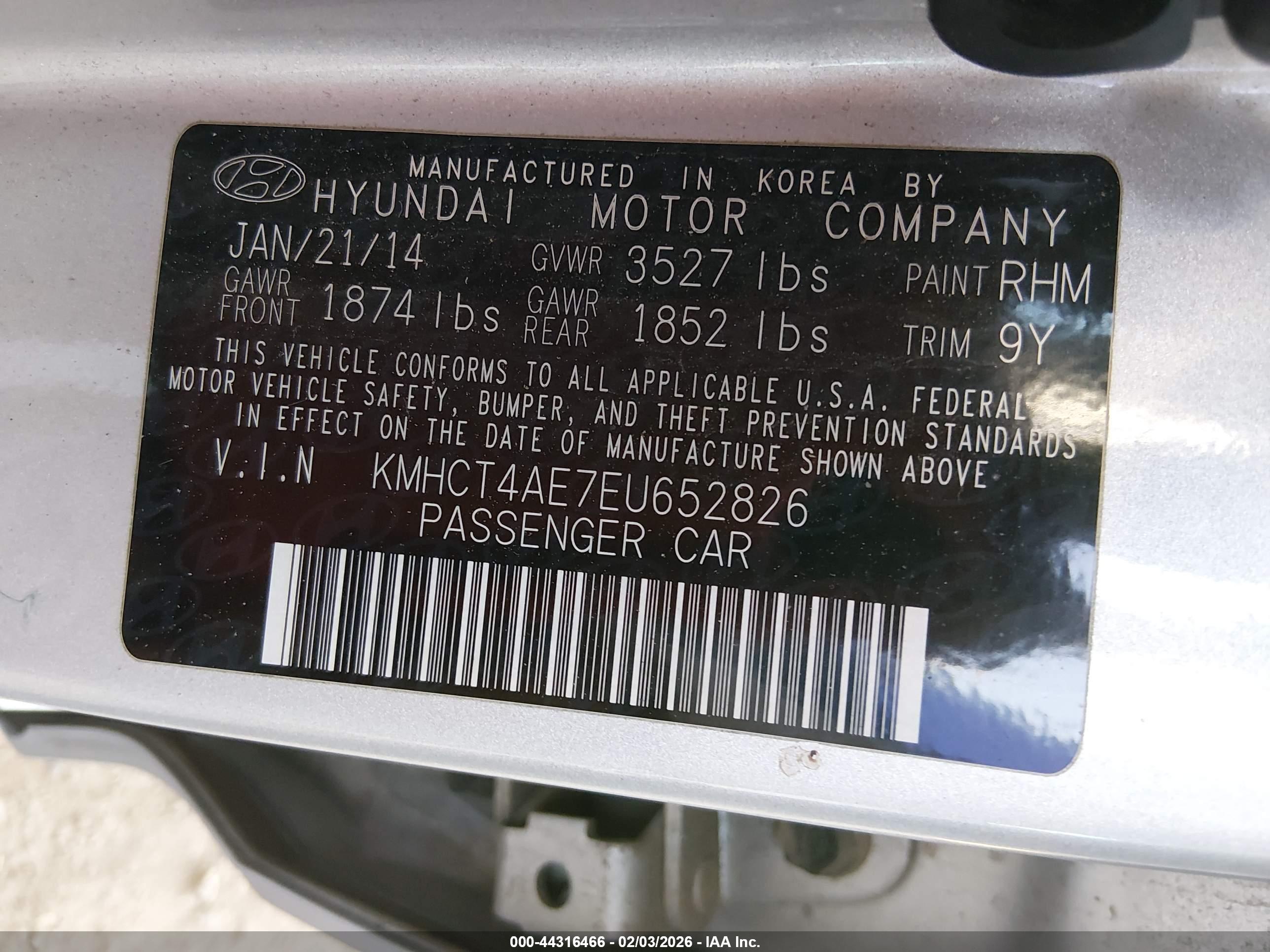 HYUNDAI ACCENT image 9