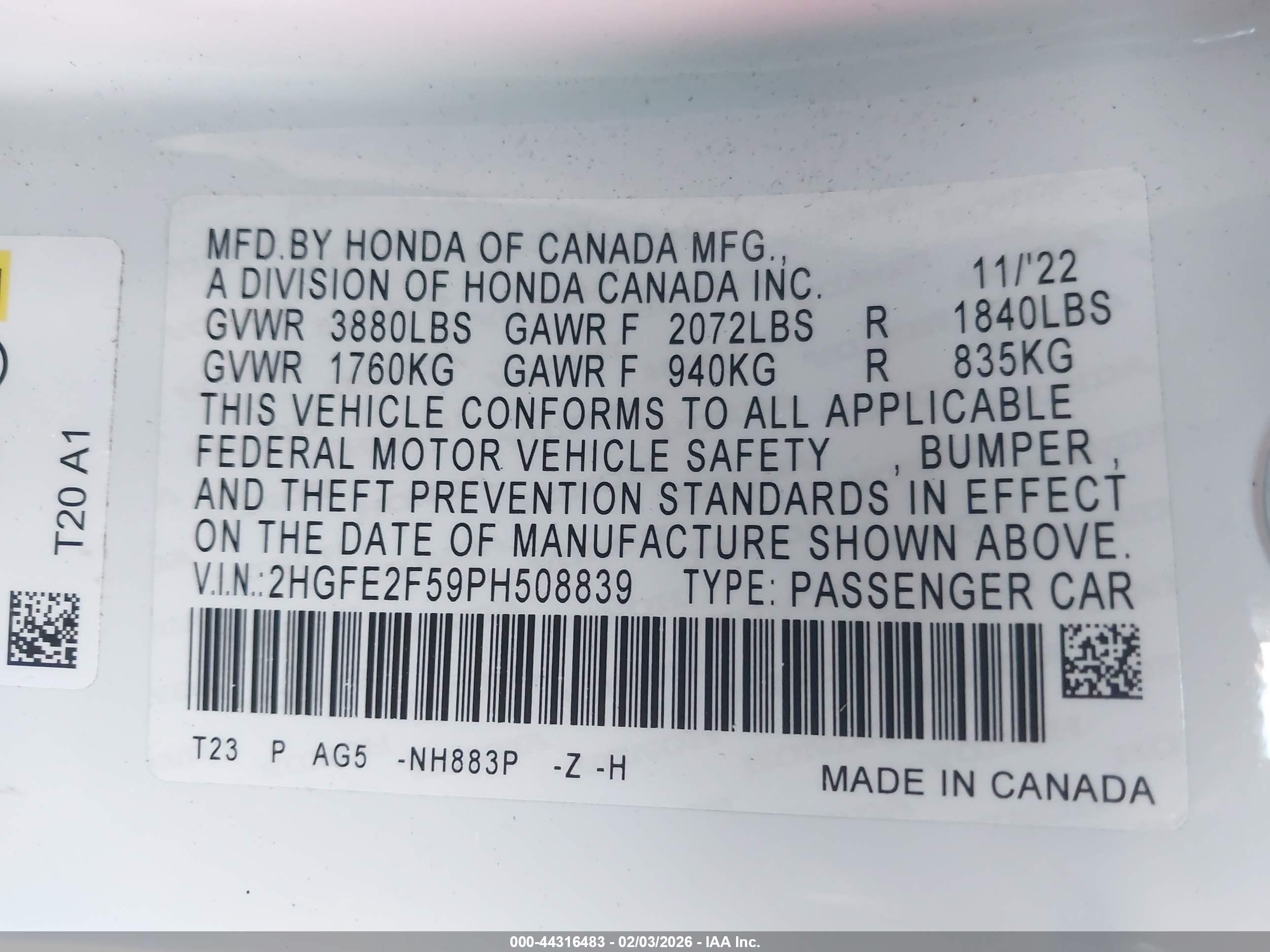 HONDA CIVIC image 9