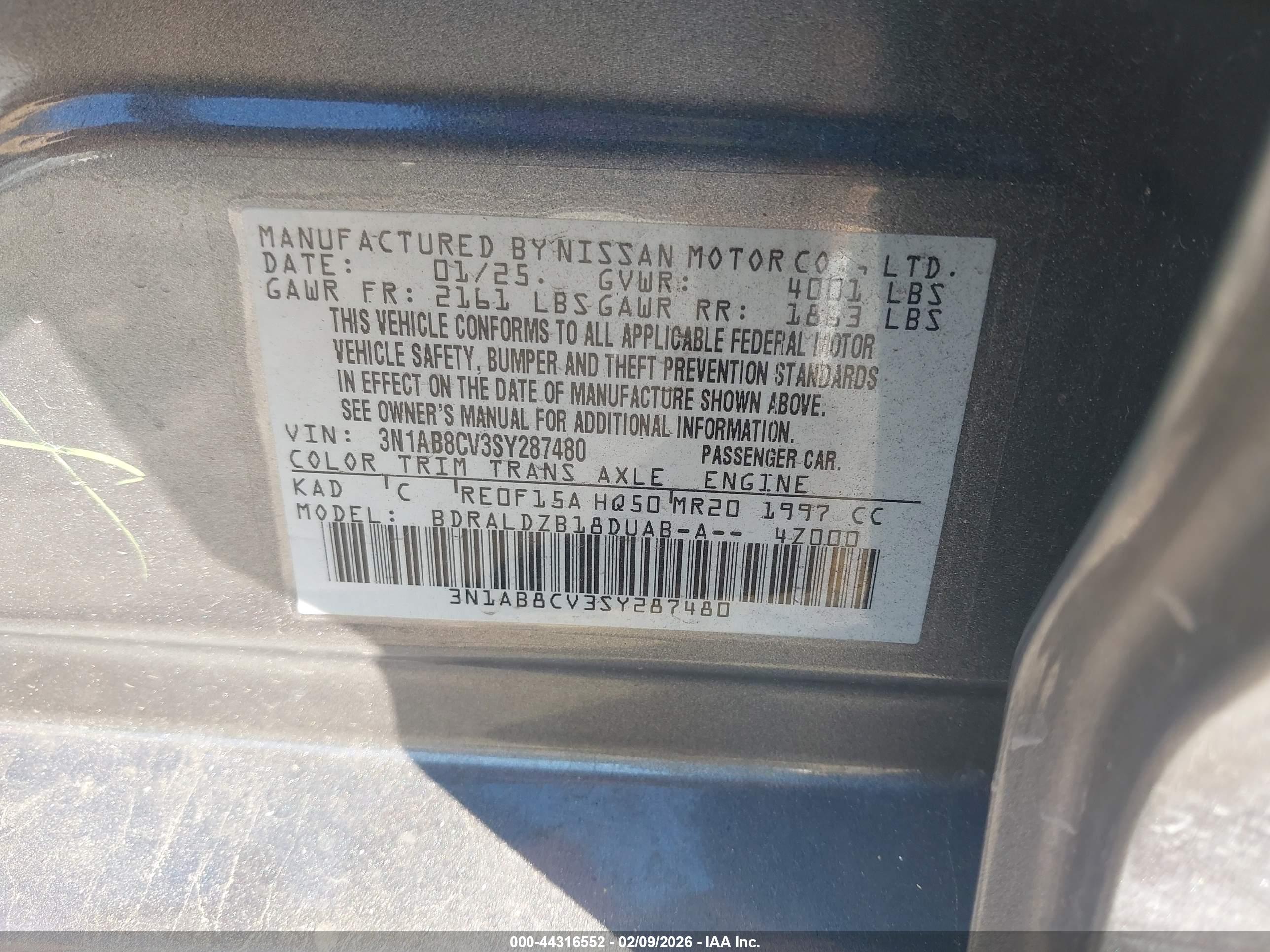 NISSAN SENTRA image 9