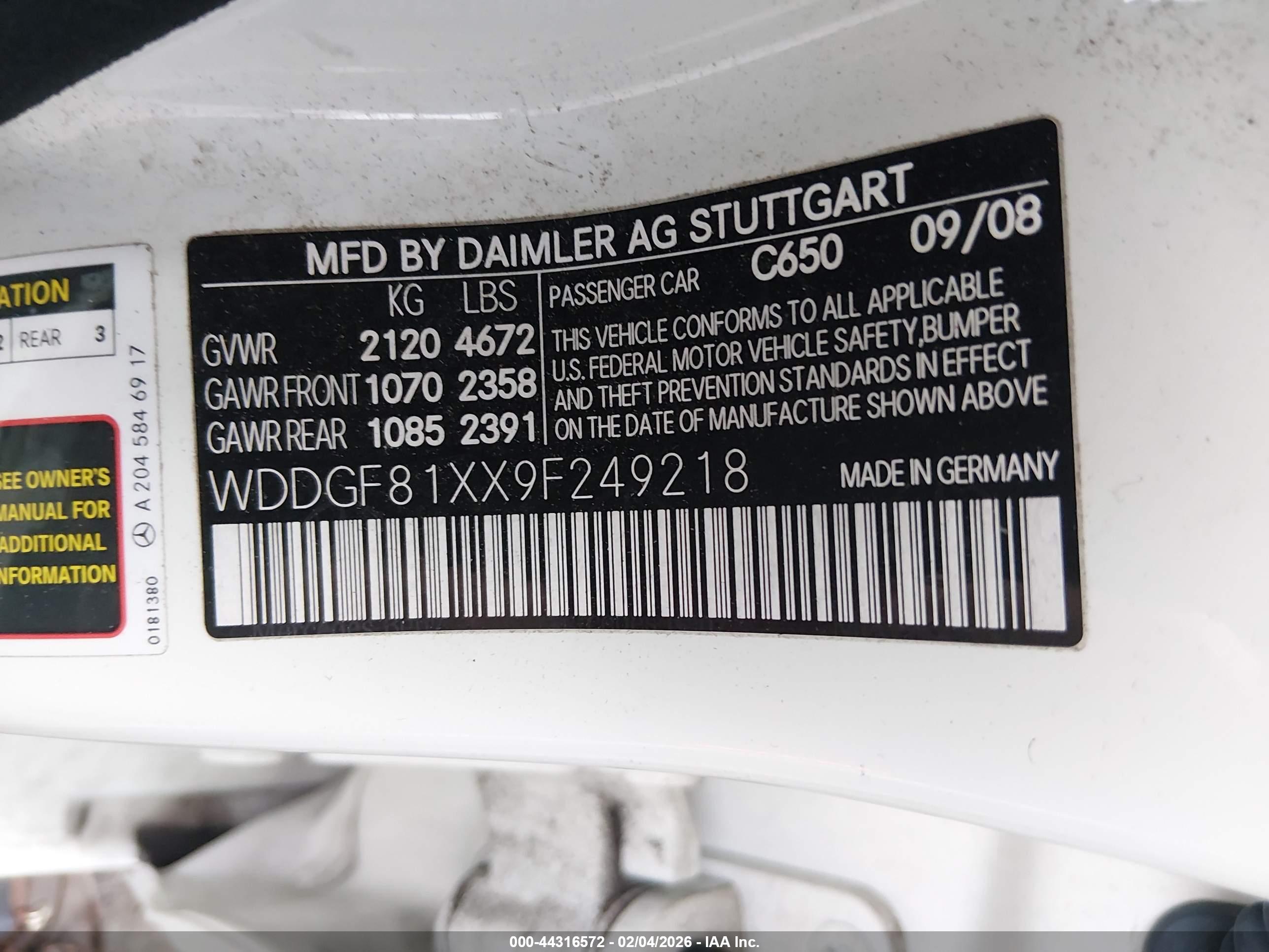 MERCEDES-BENZ C image 9