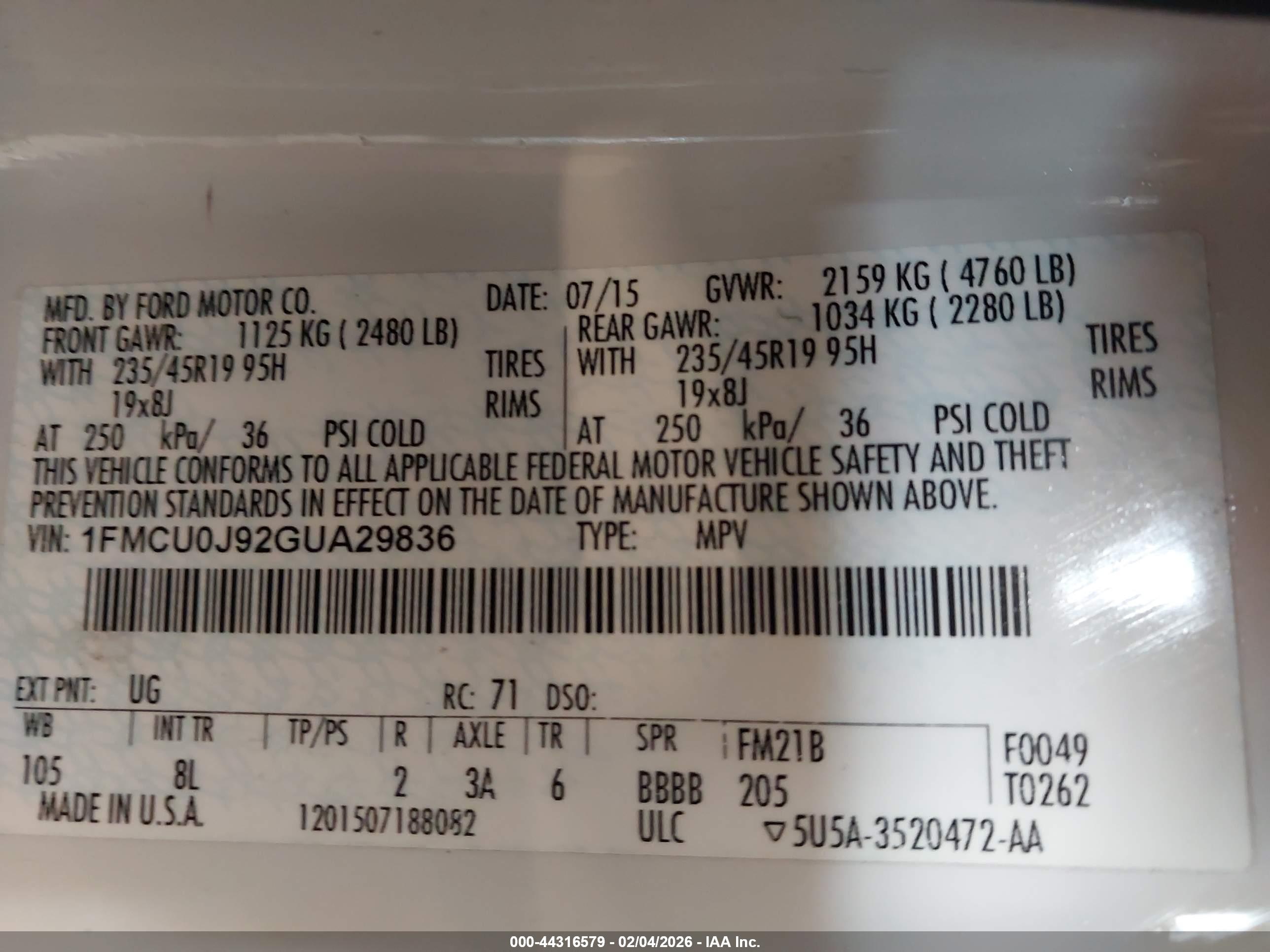 FORD ESCAPE image 9