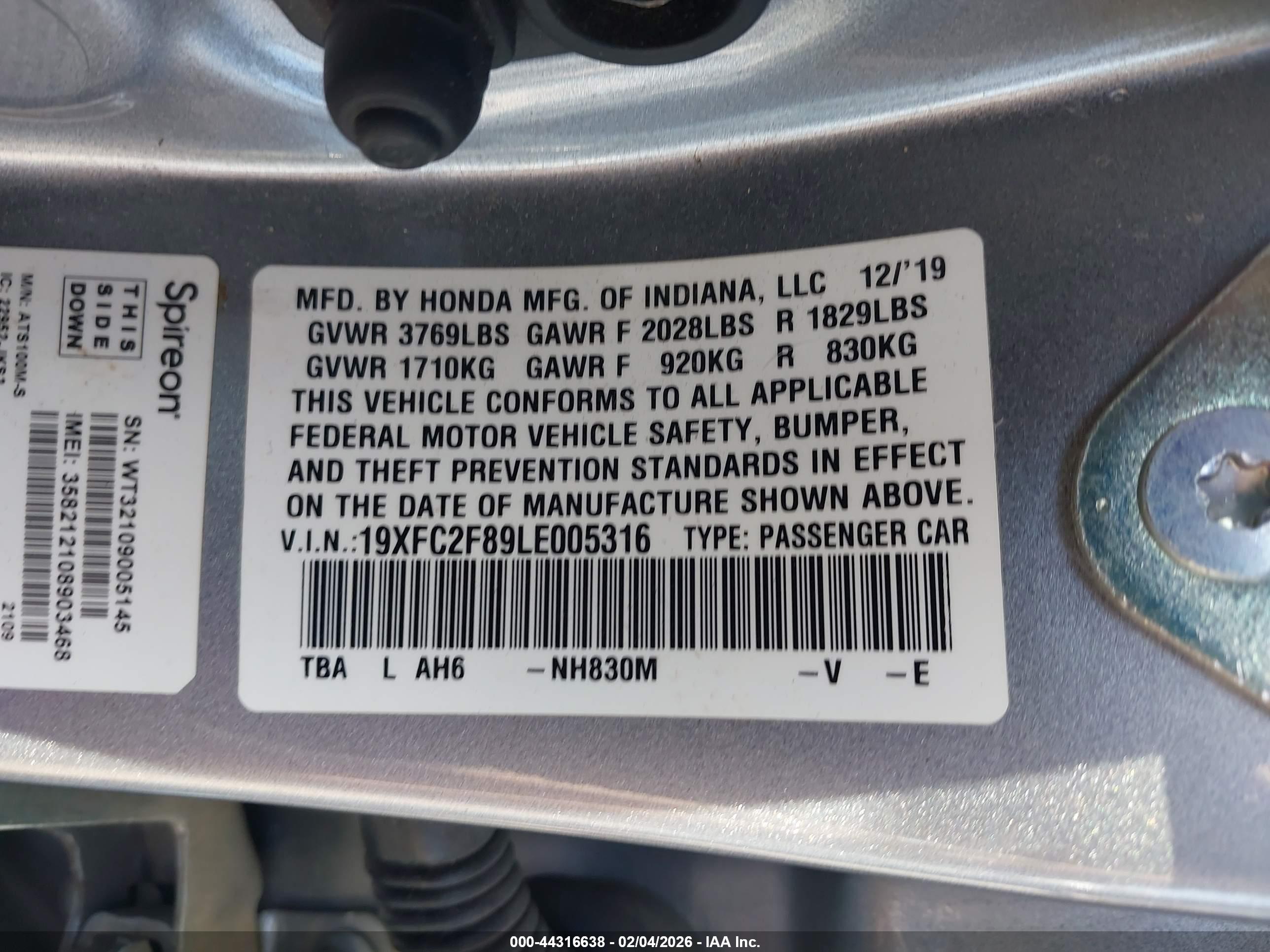 HONDA CIVIC image 9