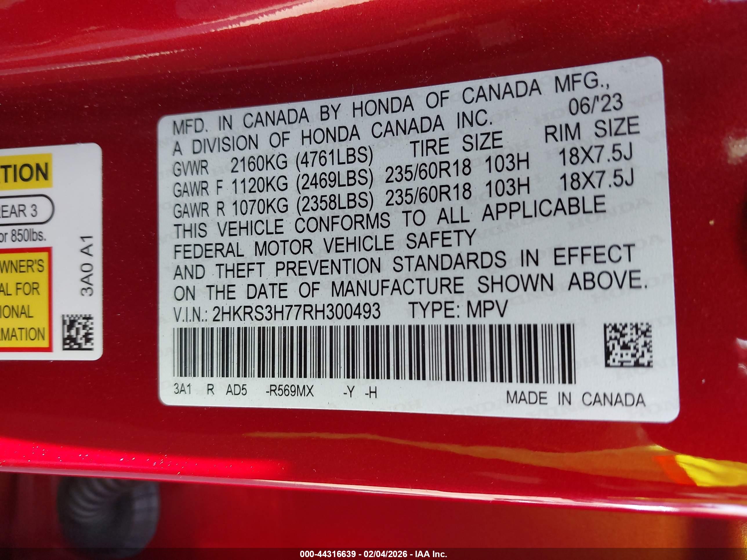 HONDA CR-V image 9
