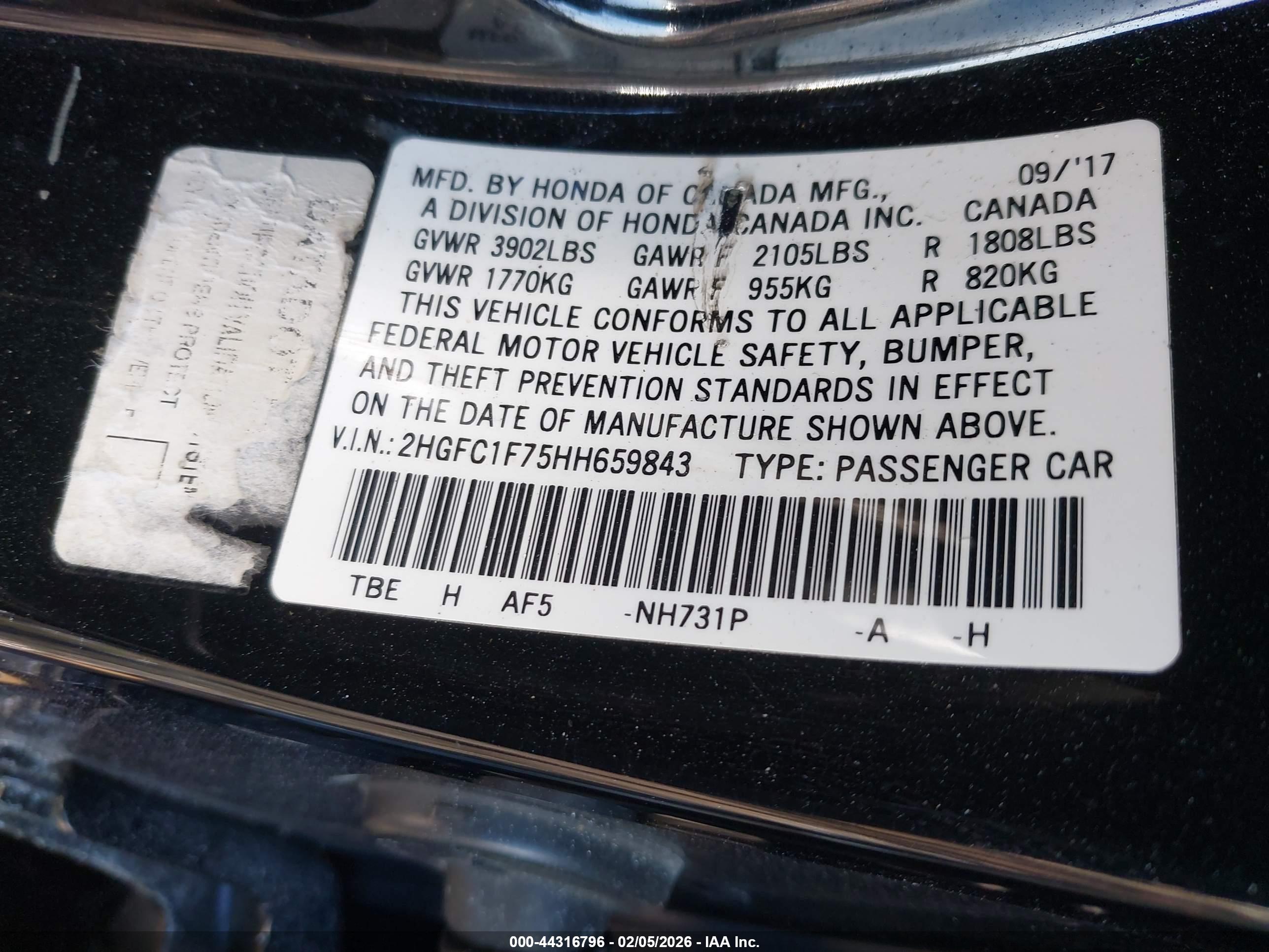 HONDA CIVIC image 9