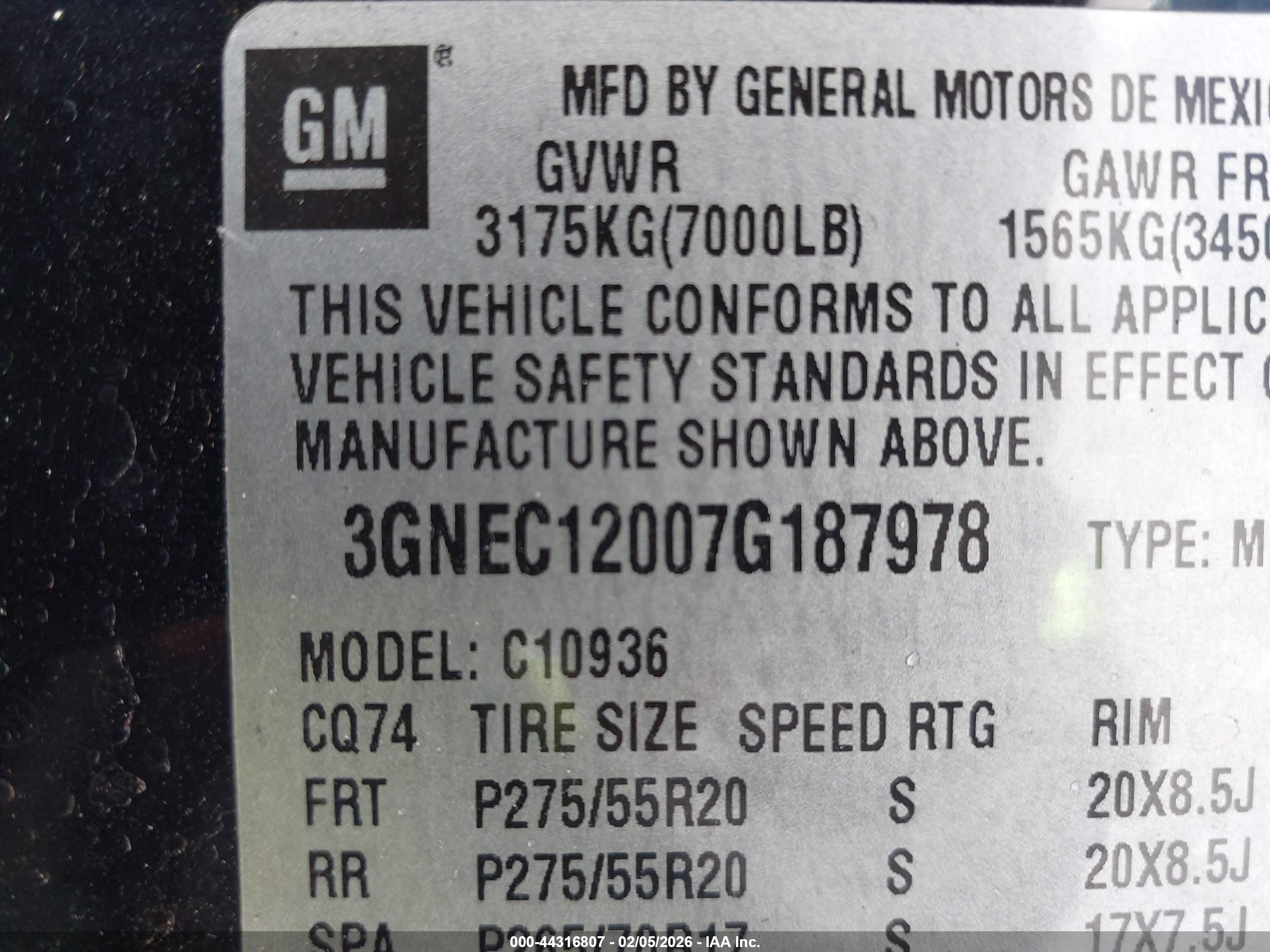 CHEVROLET AVALANCHE image 9