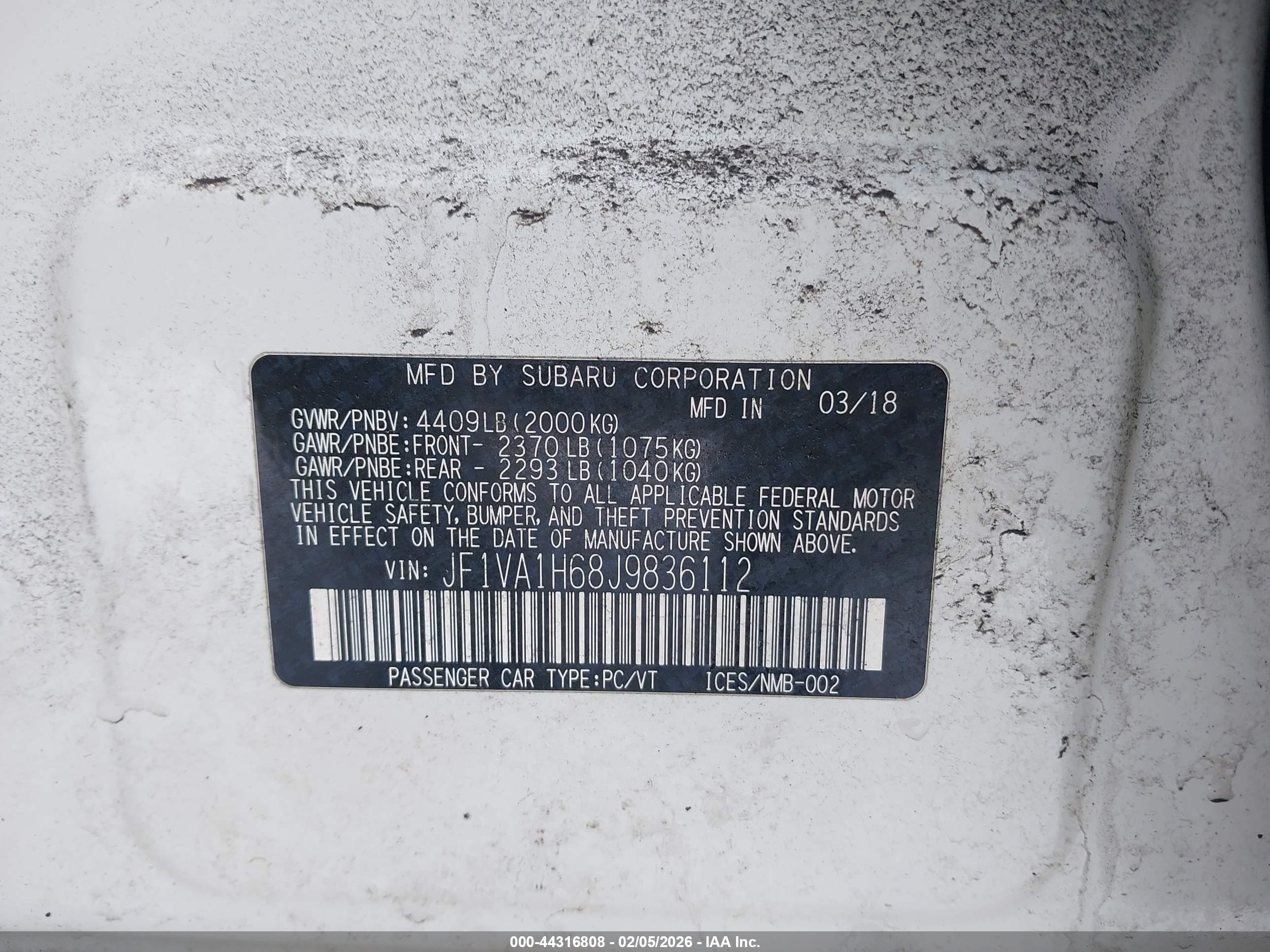 SUBARU WRX image 9