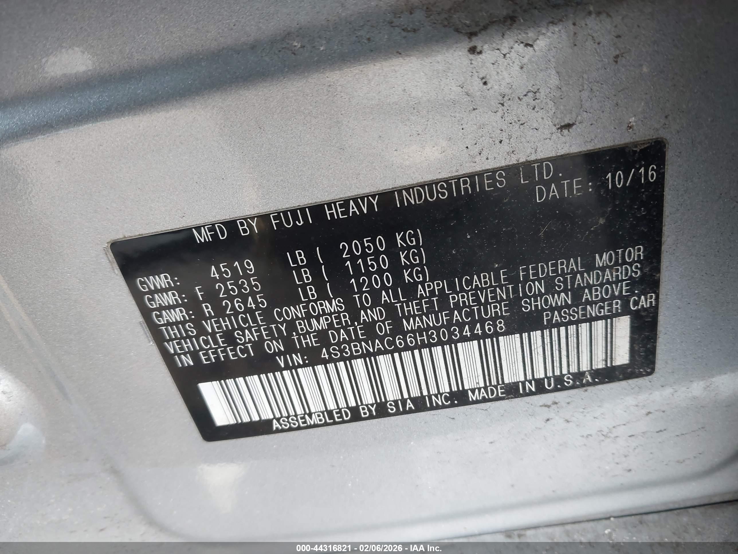 SUBARU LEGACY image 9