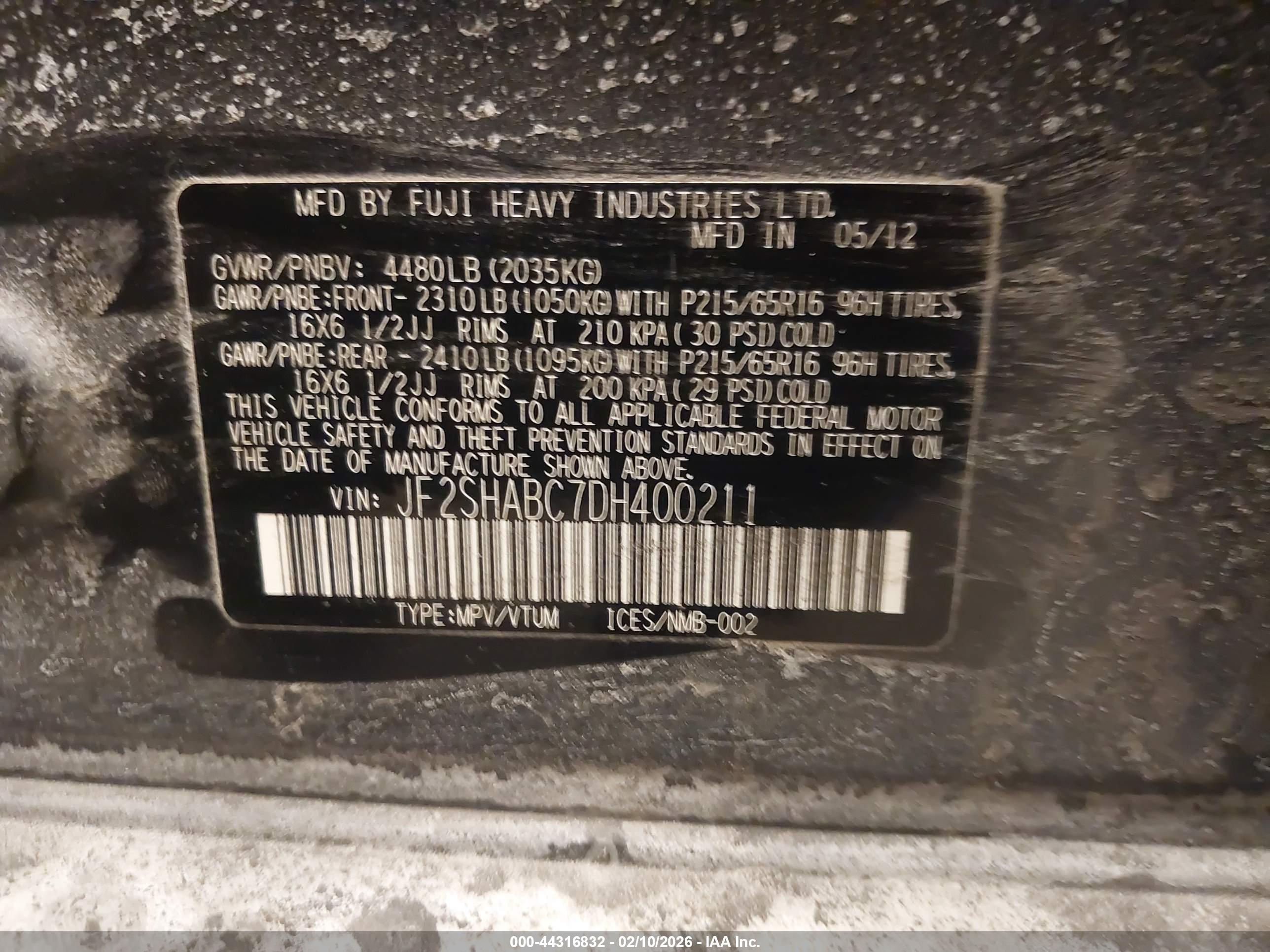 SUBARU FORESTER image 9