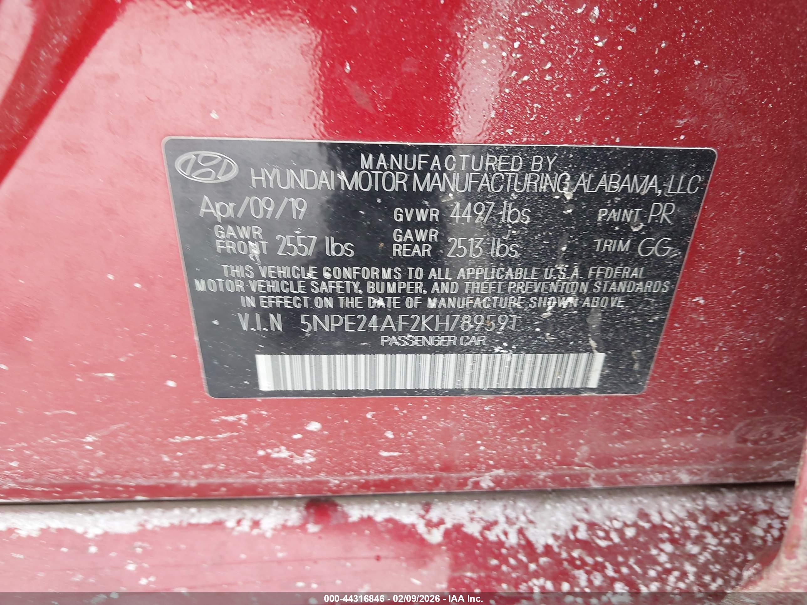 HYUNDAI SONATA image 9