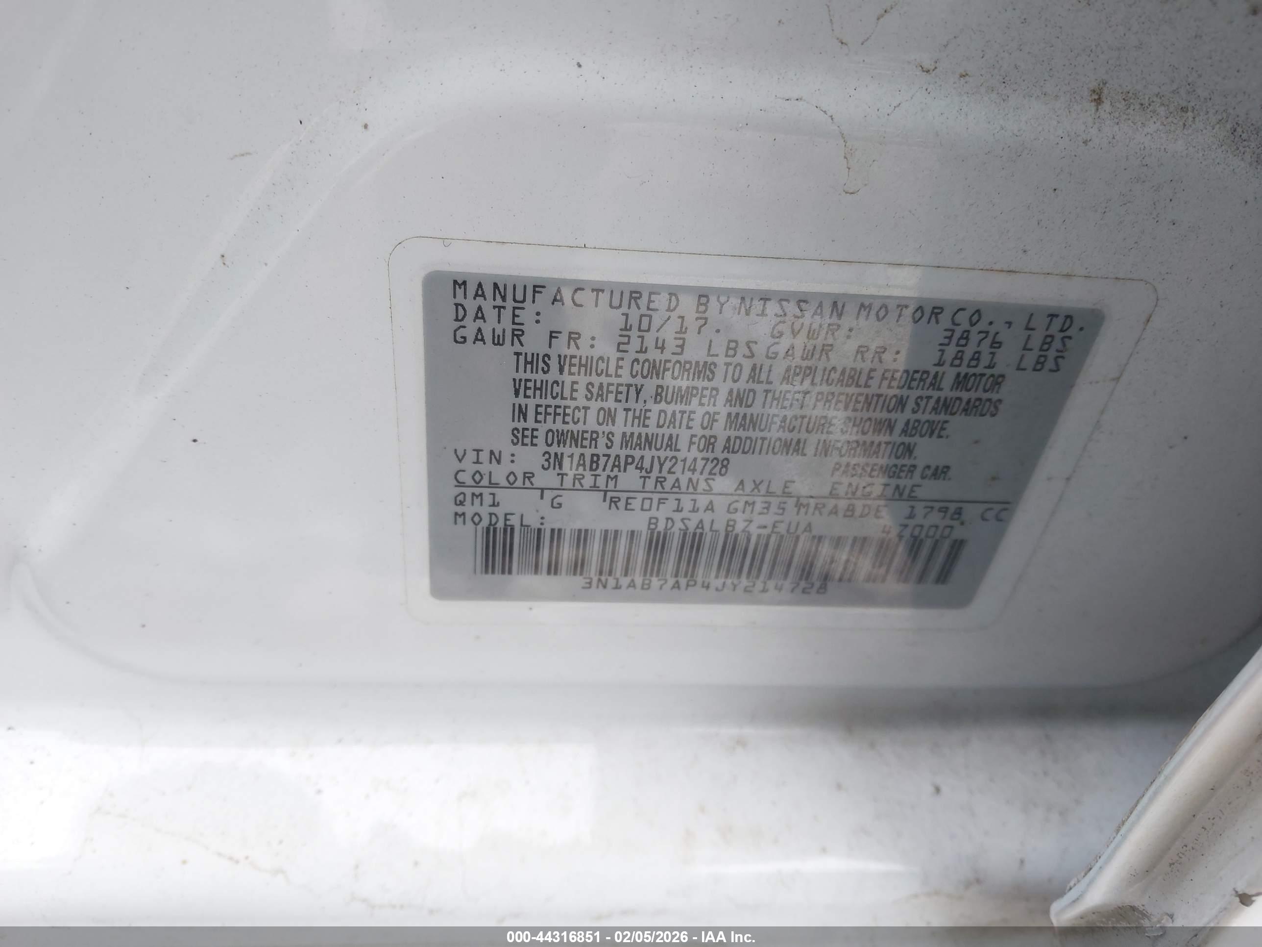 NISSAN SENTRA image 9
