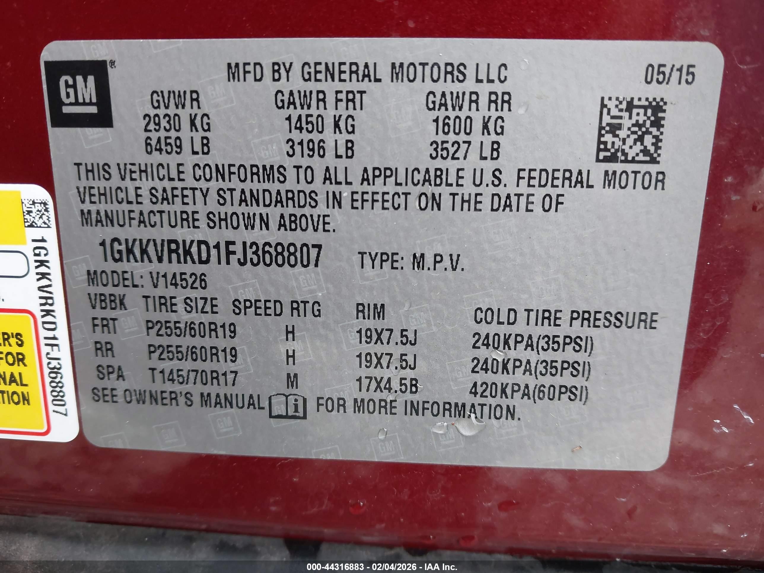 GMC ACADIA image 9