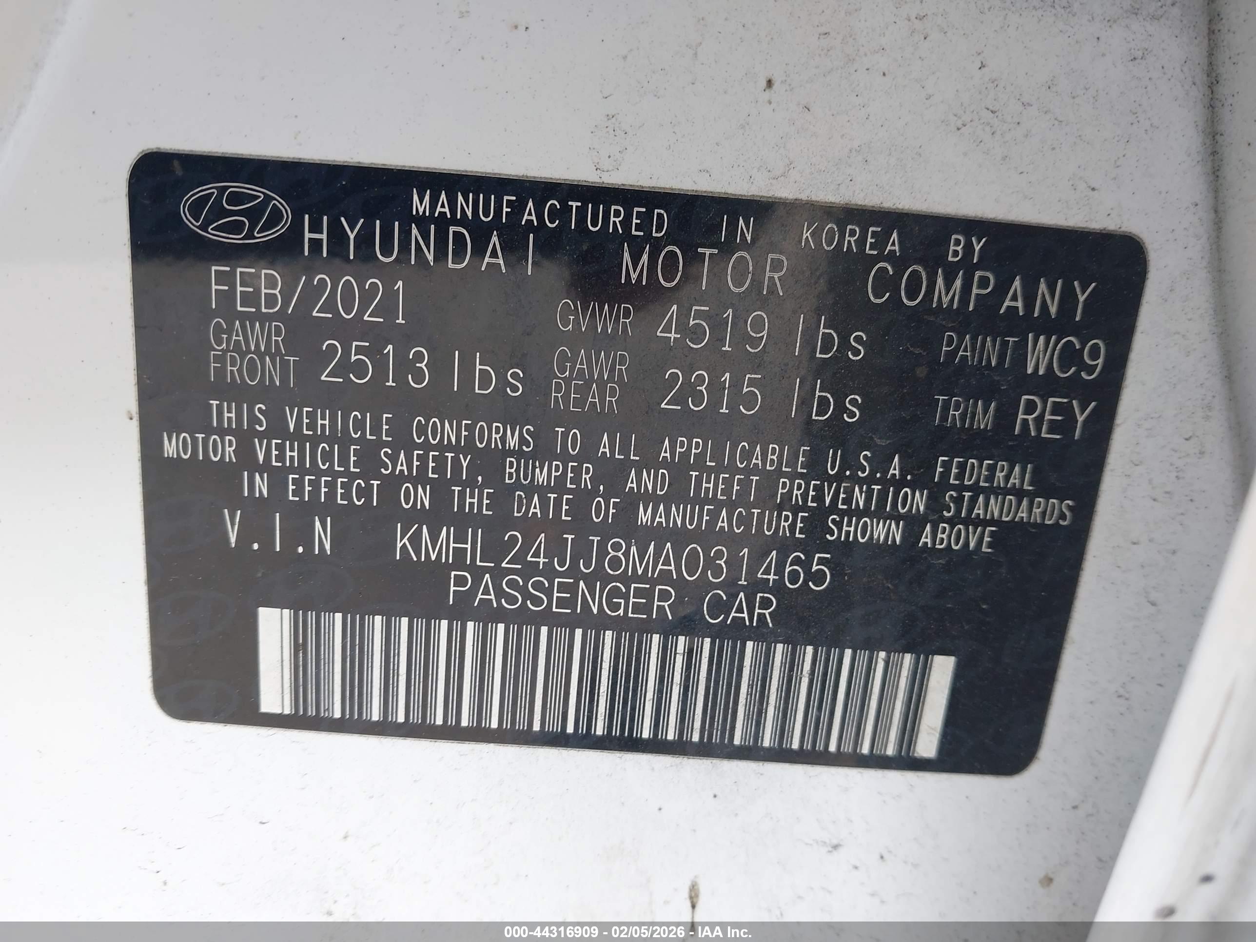HYUNDAI SONATA image 9