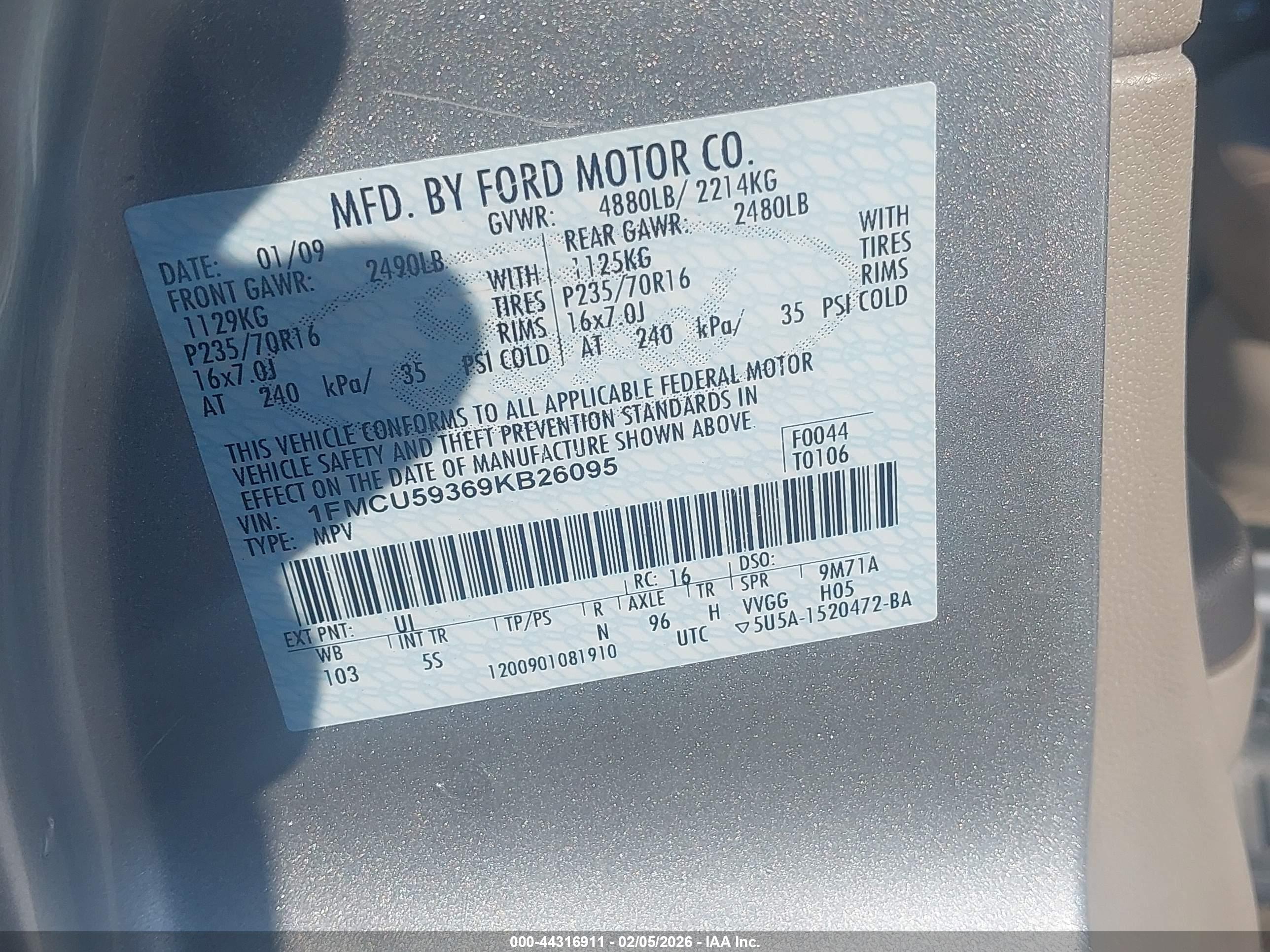 FORD ESCAPE image 9