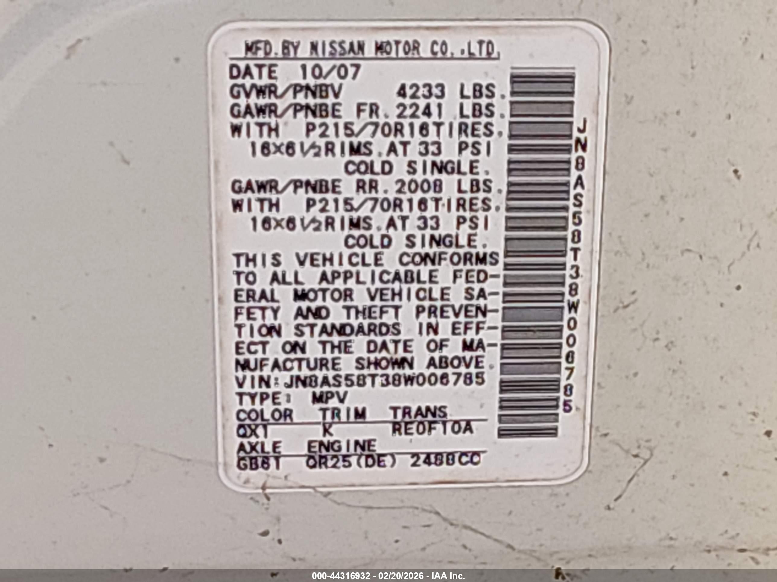 NISSAN ROGUE image 9