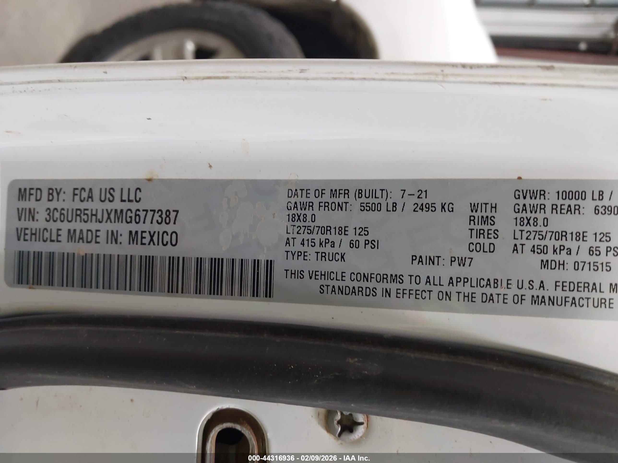 RAM 2500 image 9