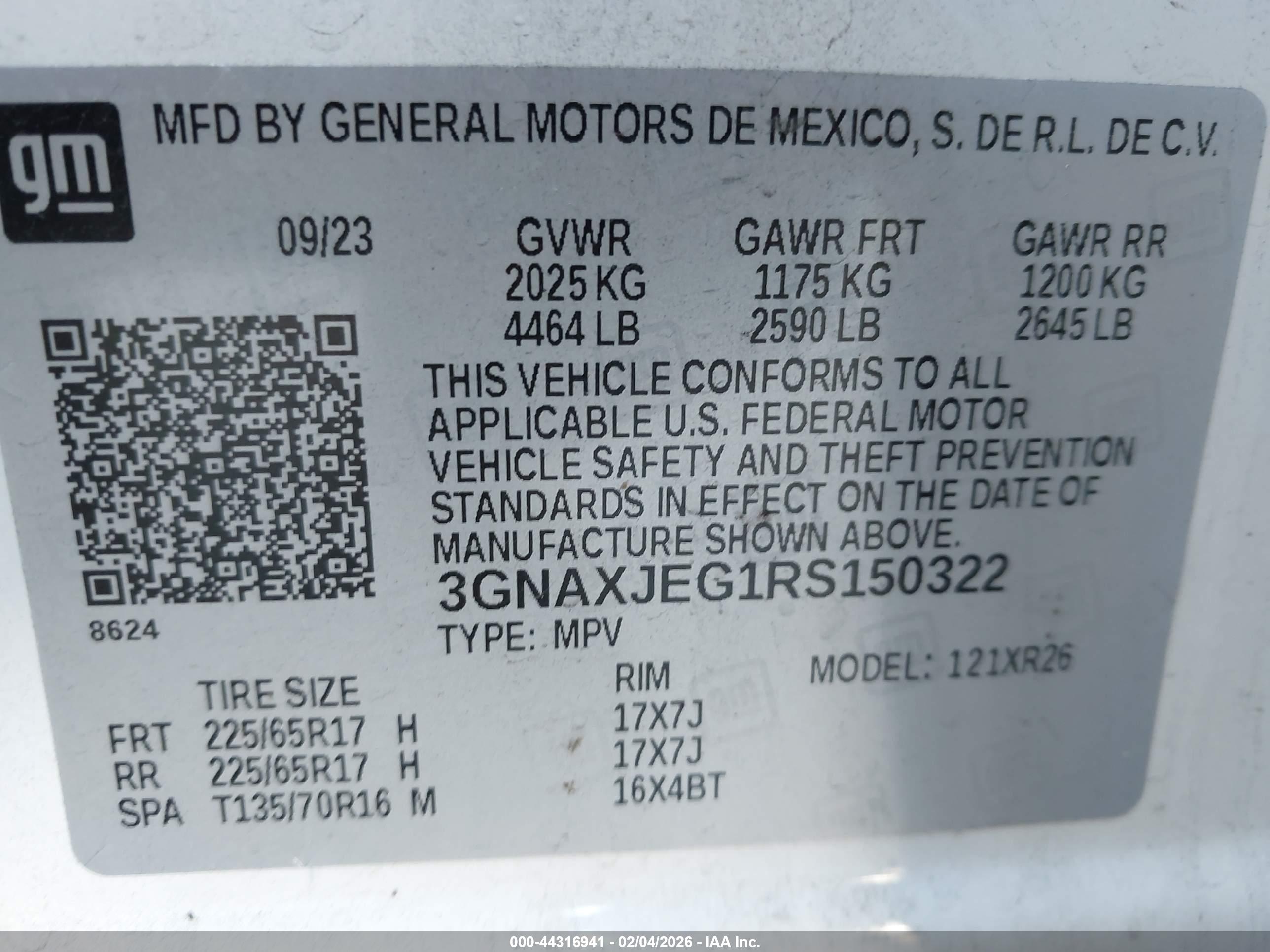 CHEVROLET EQUINOX image 9