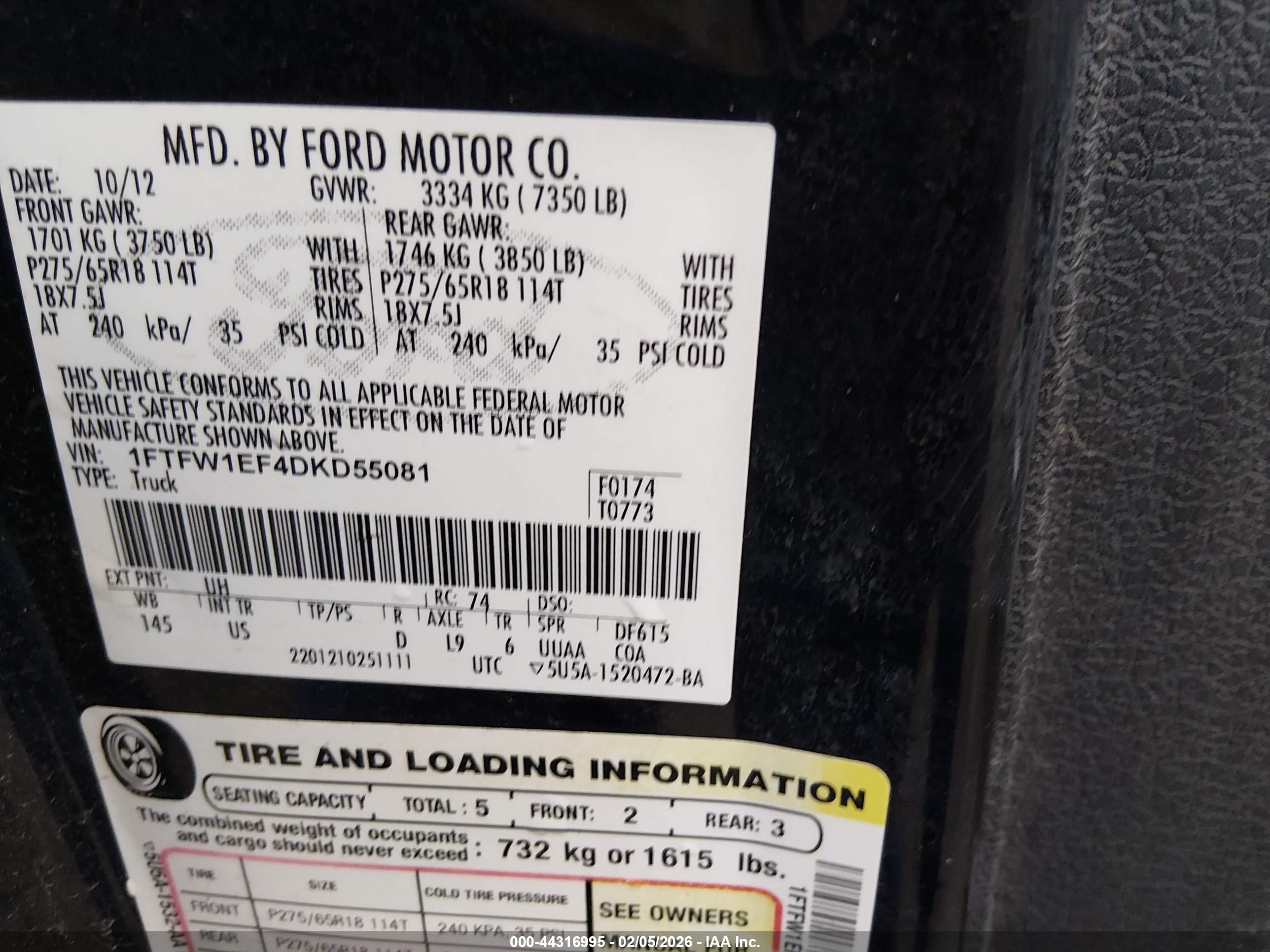 FORD F-150 image 9