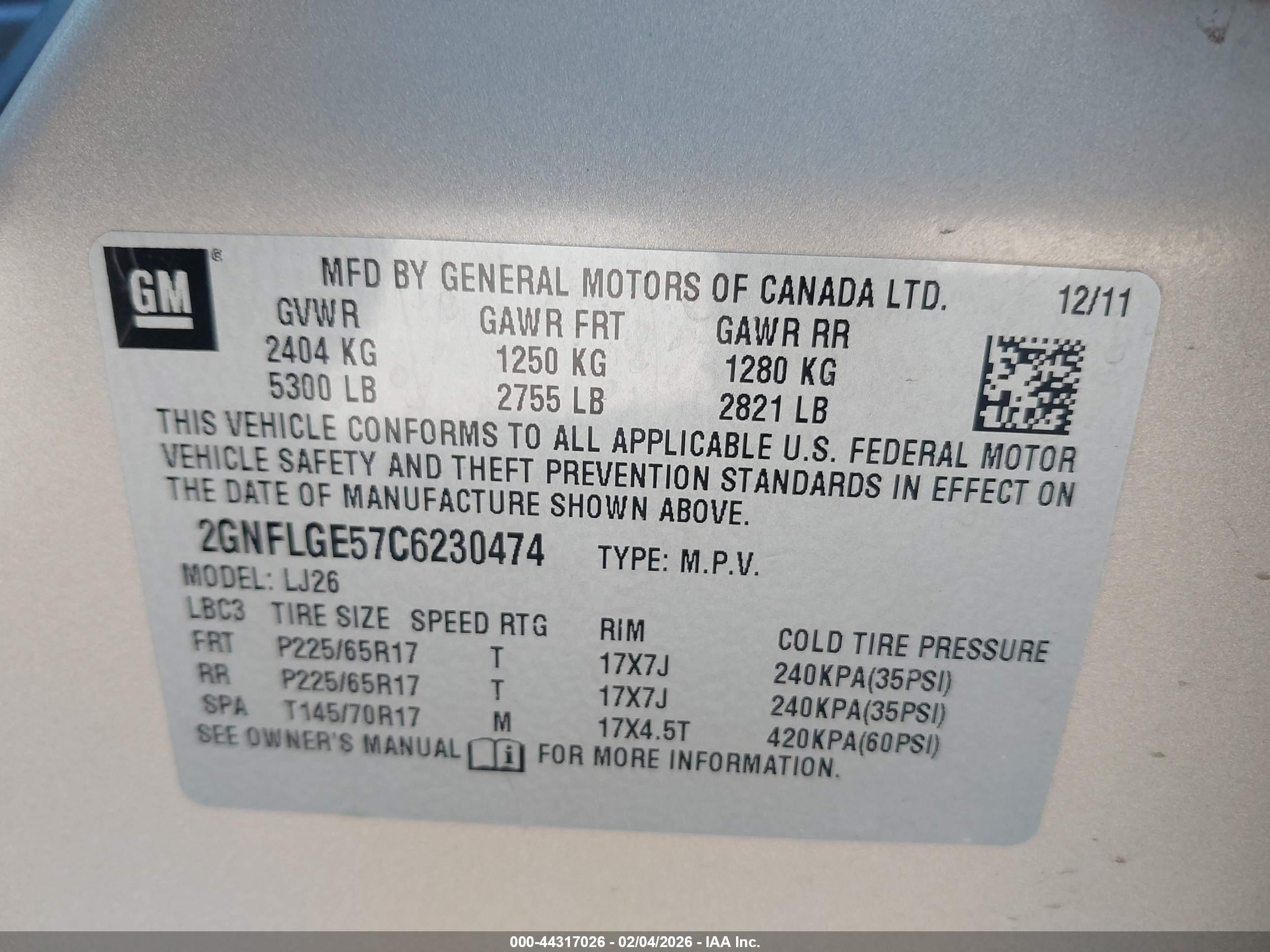 CHEVROLET EQUINOX image 9