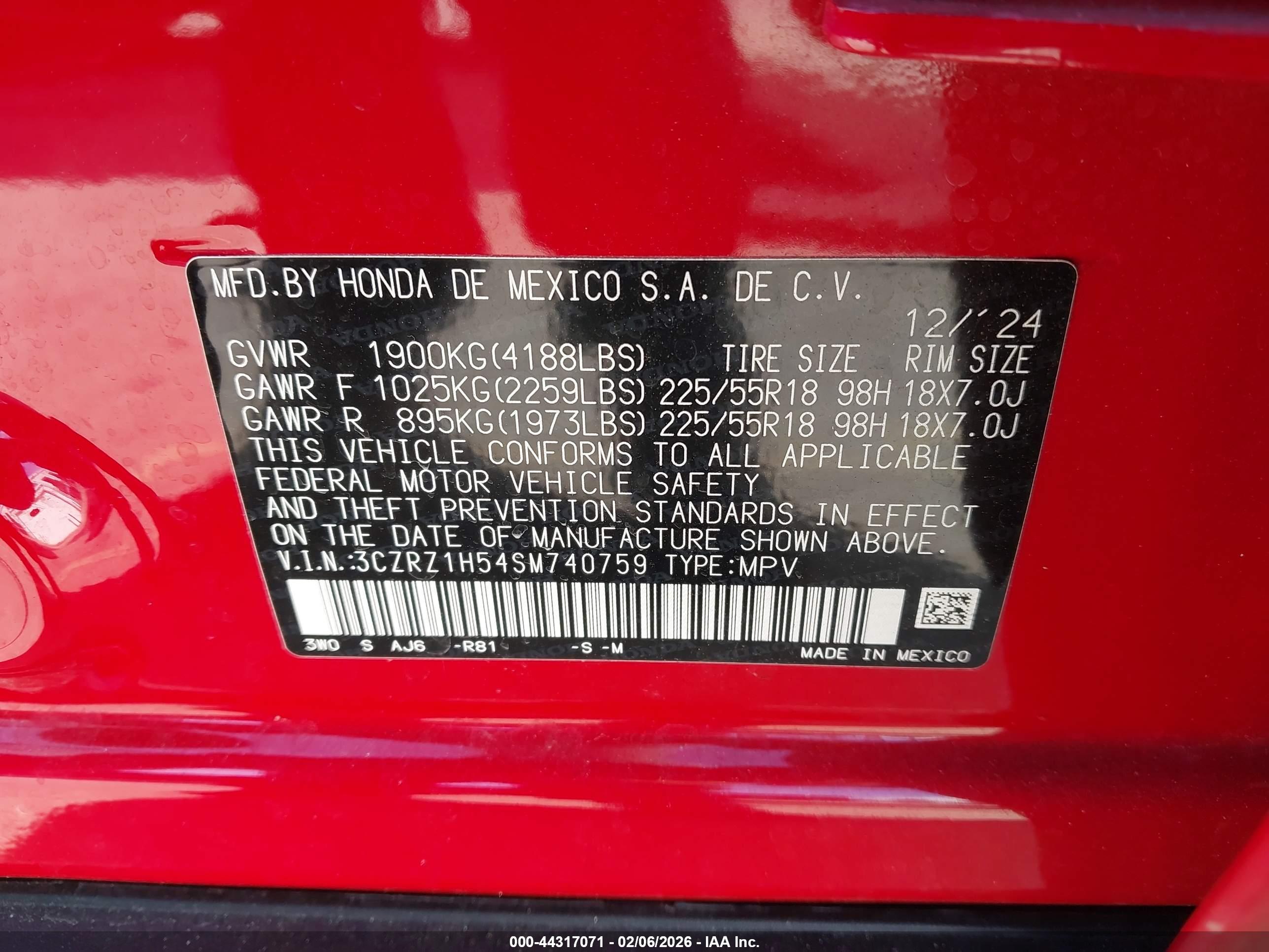 HONDA HR-V image 9