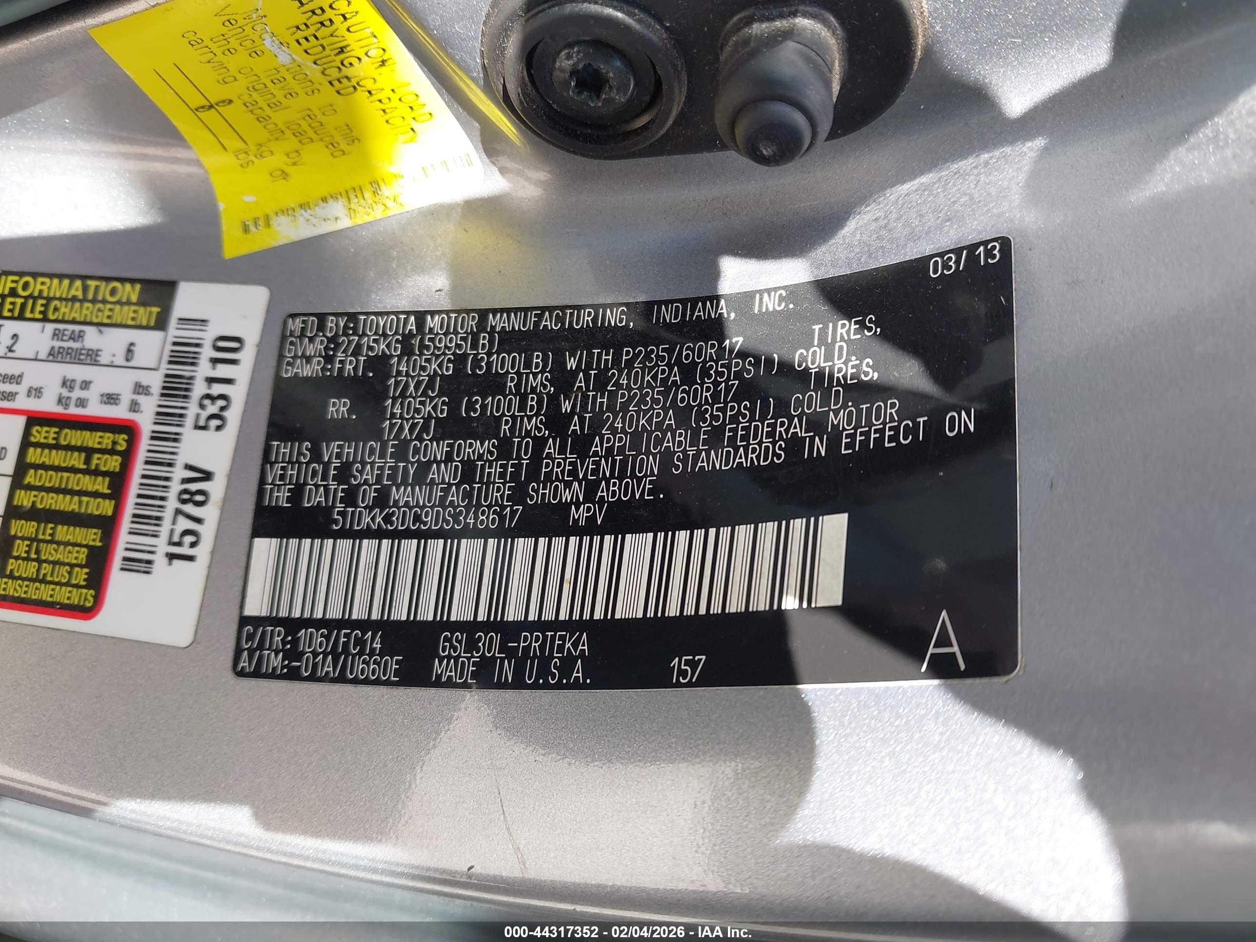 TOYOTA SIENNA image 9