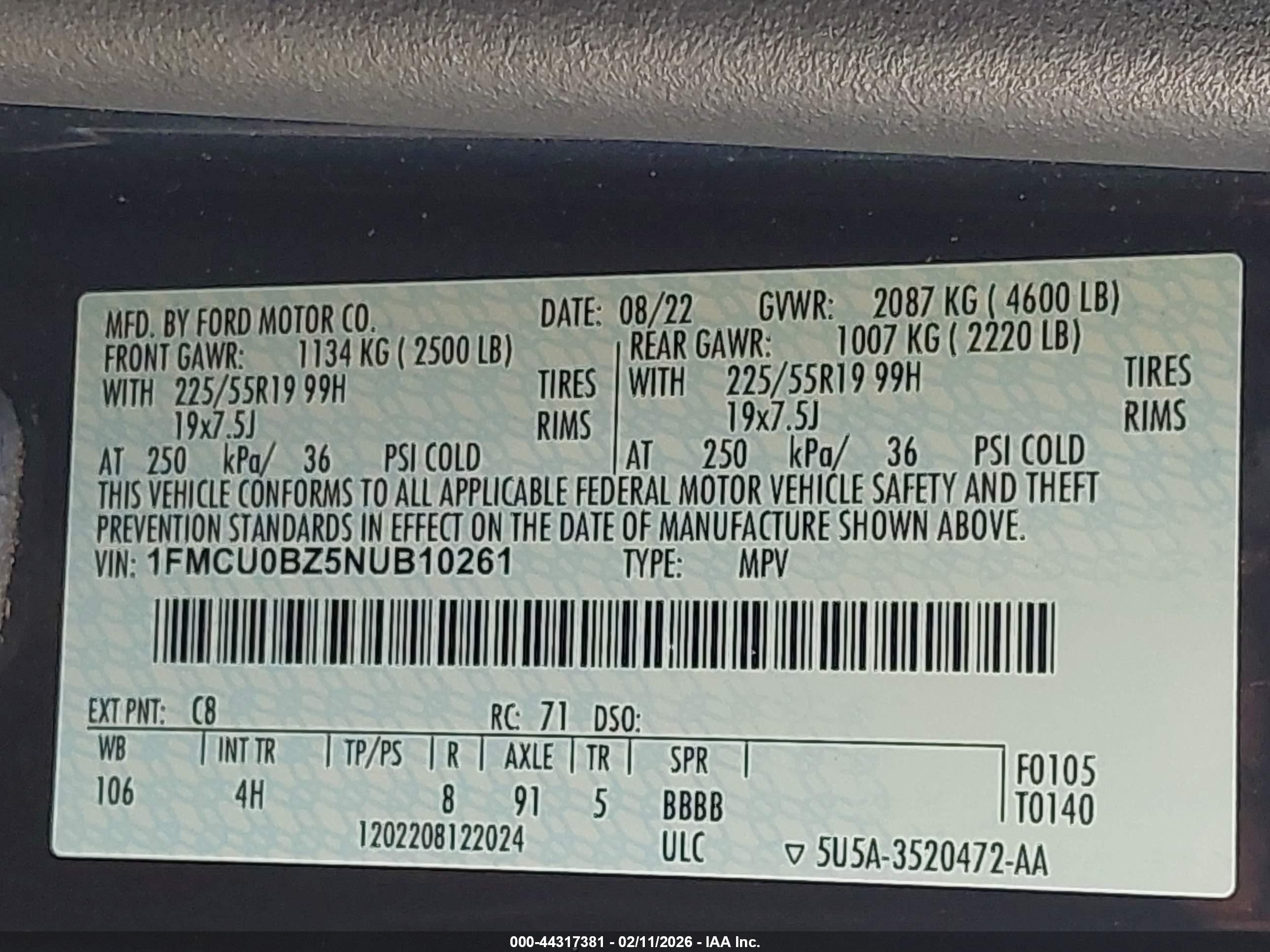 FORD ESCAPE image 9