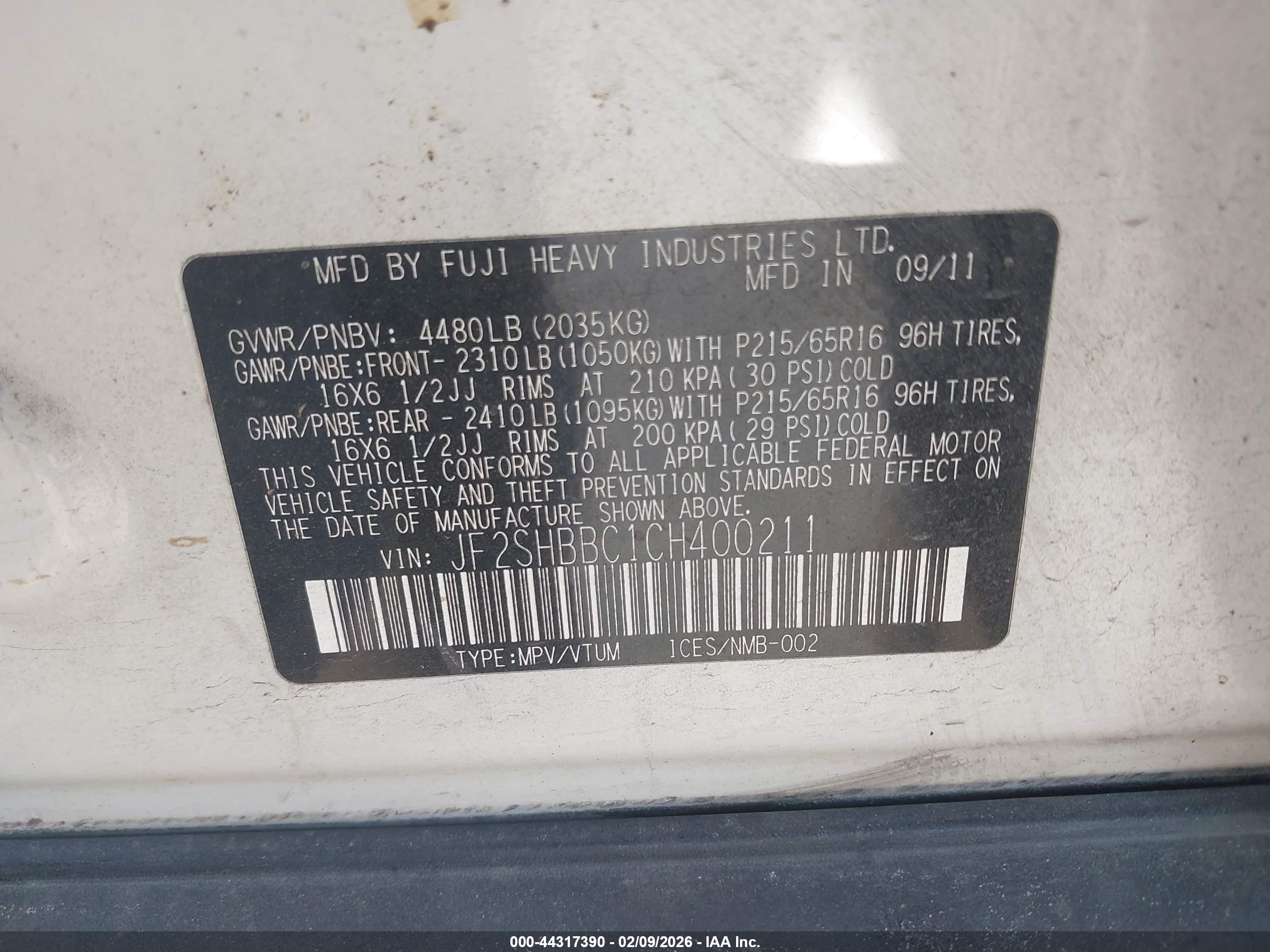 SUBARU FORESTER image 9