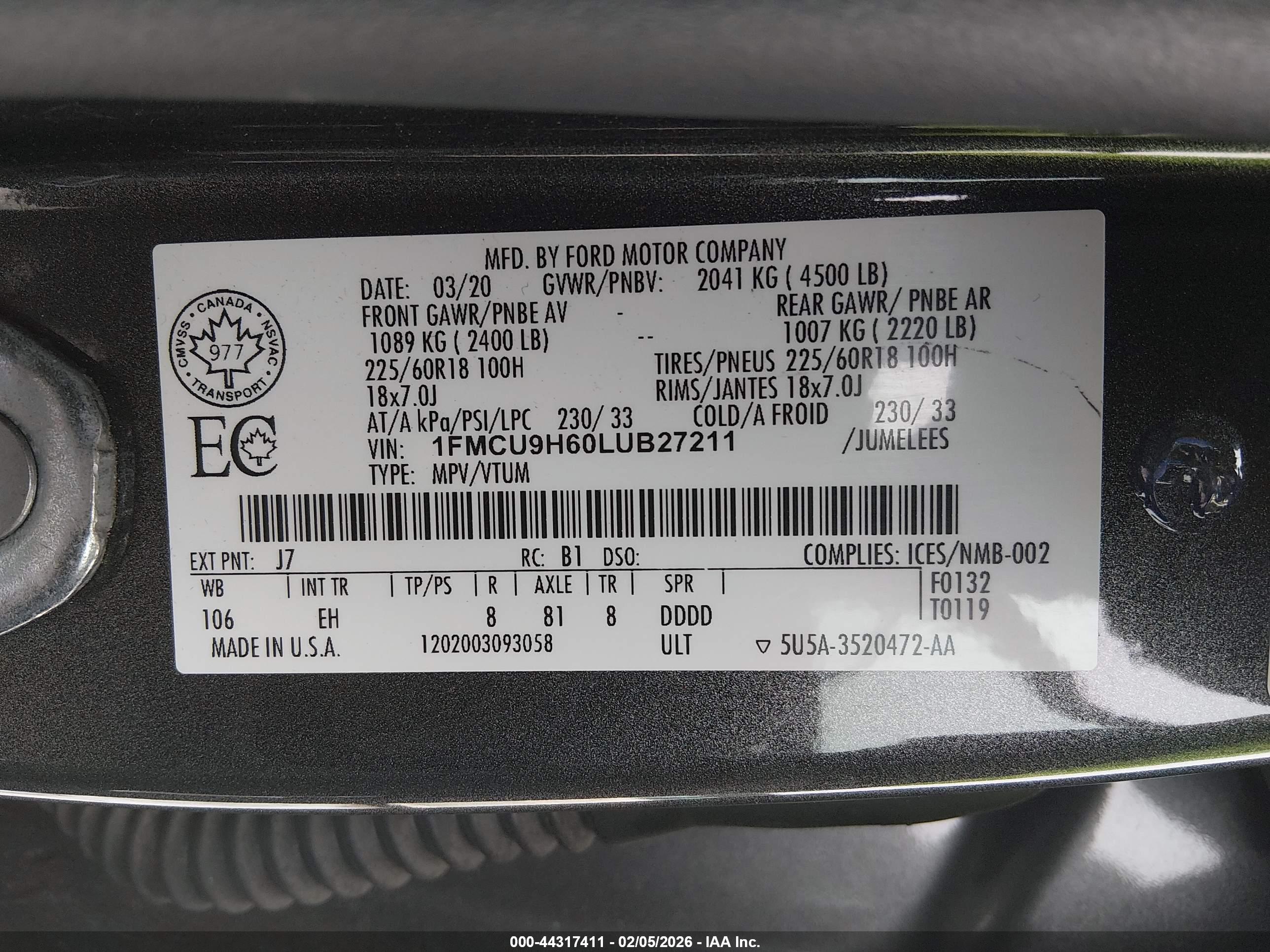 FORD ESCAPE image 9