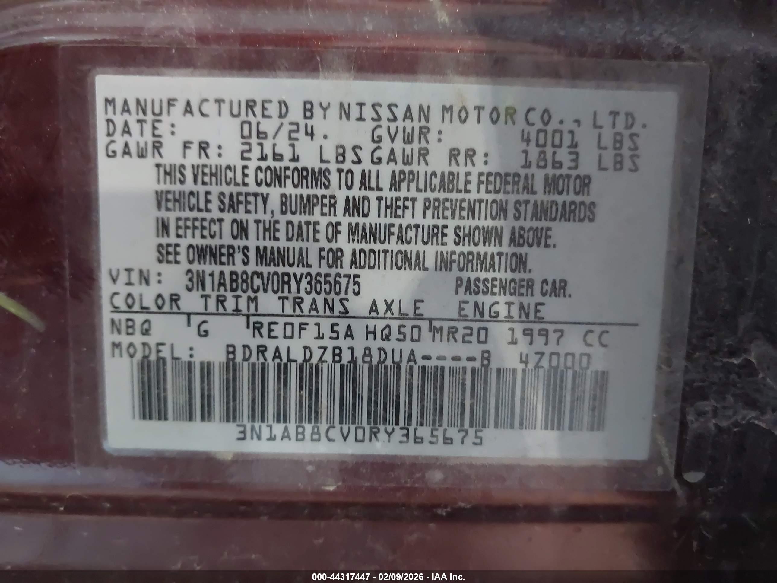 NISSAN SENTRA image 9
