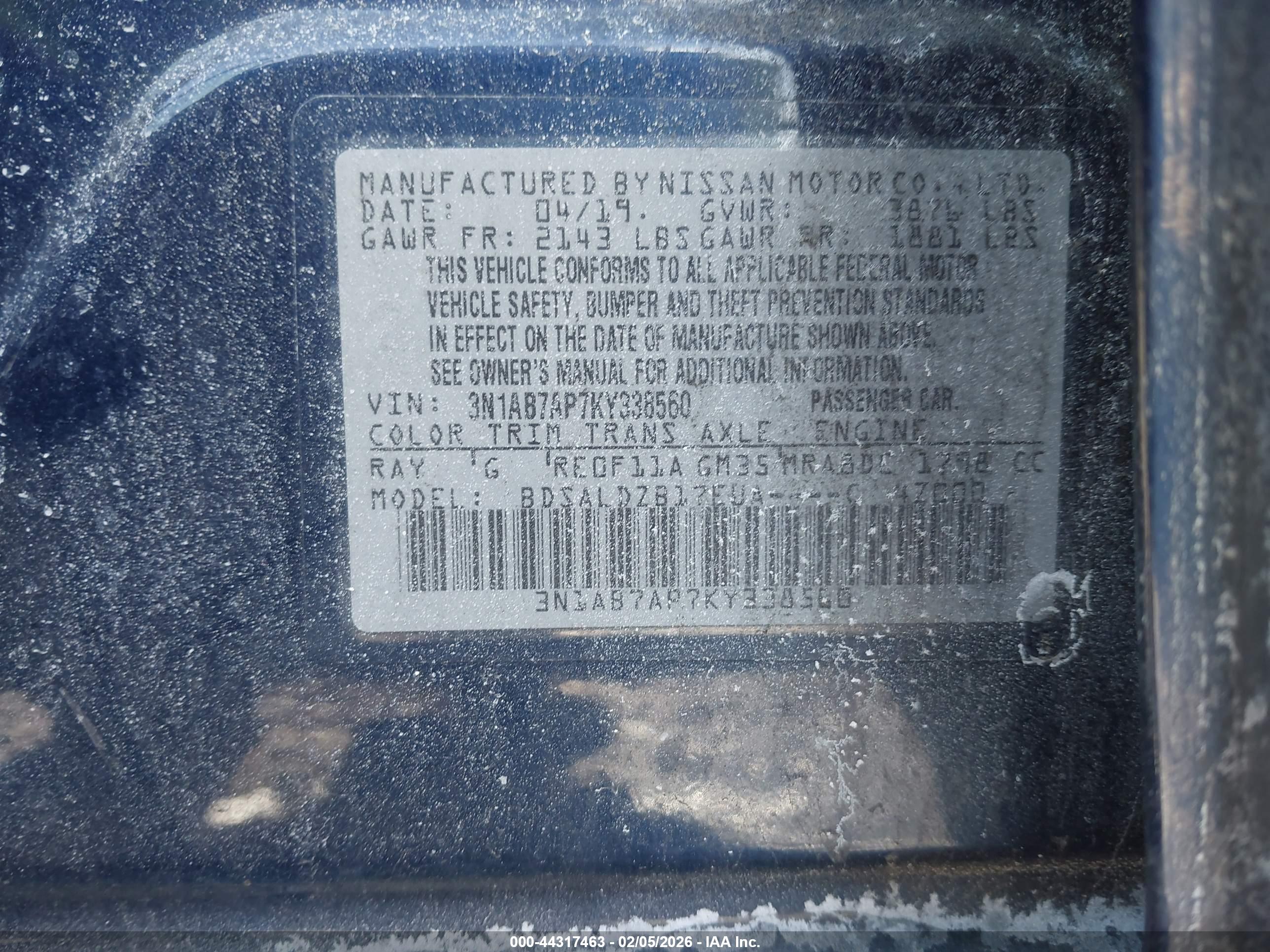 NISSAN SENTRA image 9