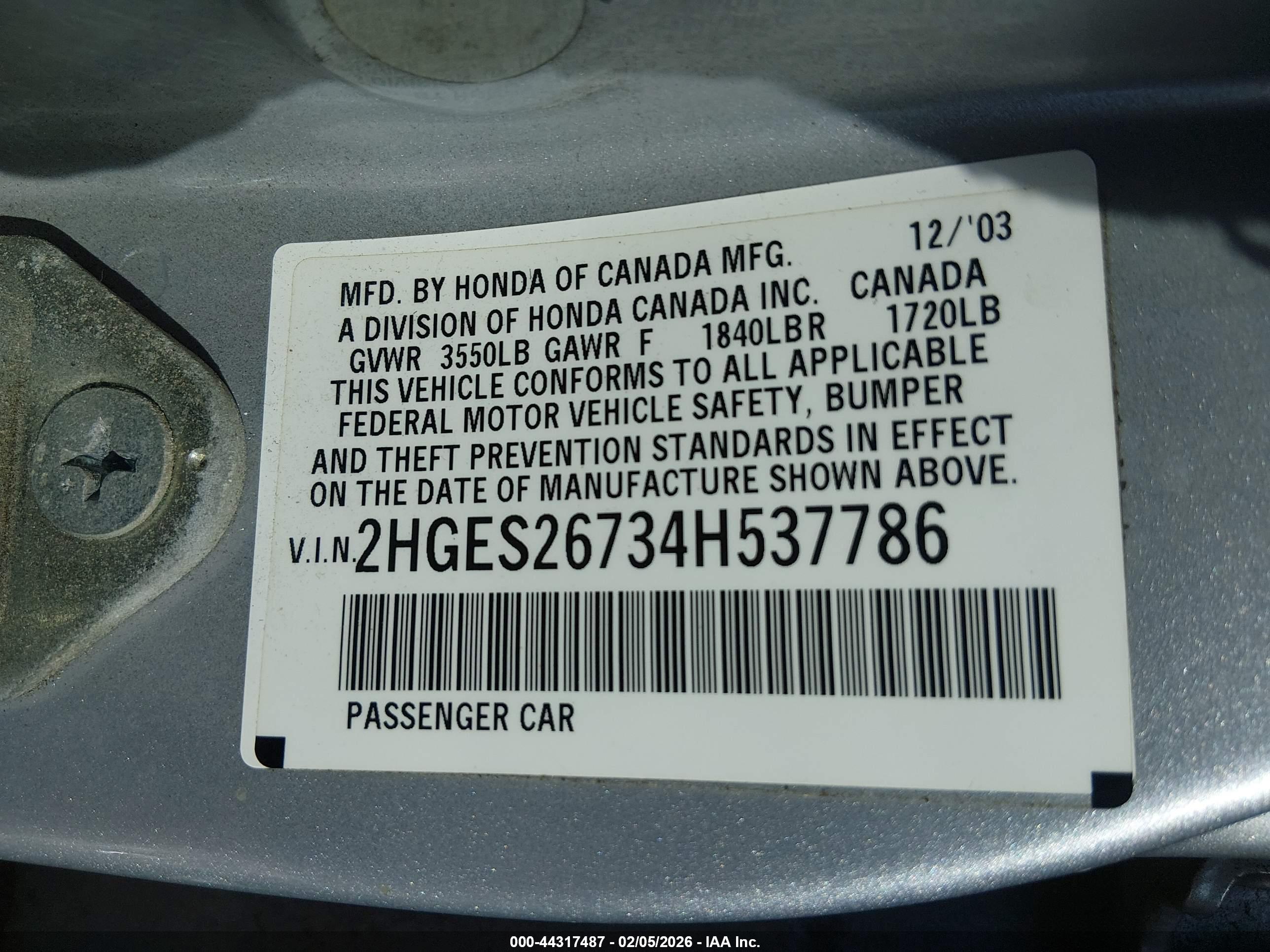 HONDA CIVIC image 9