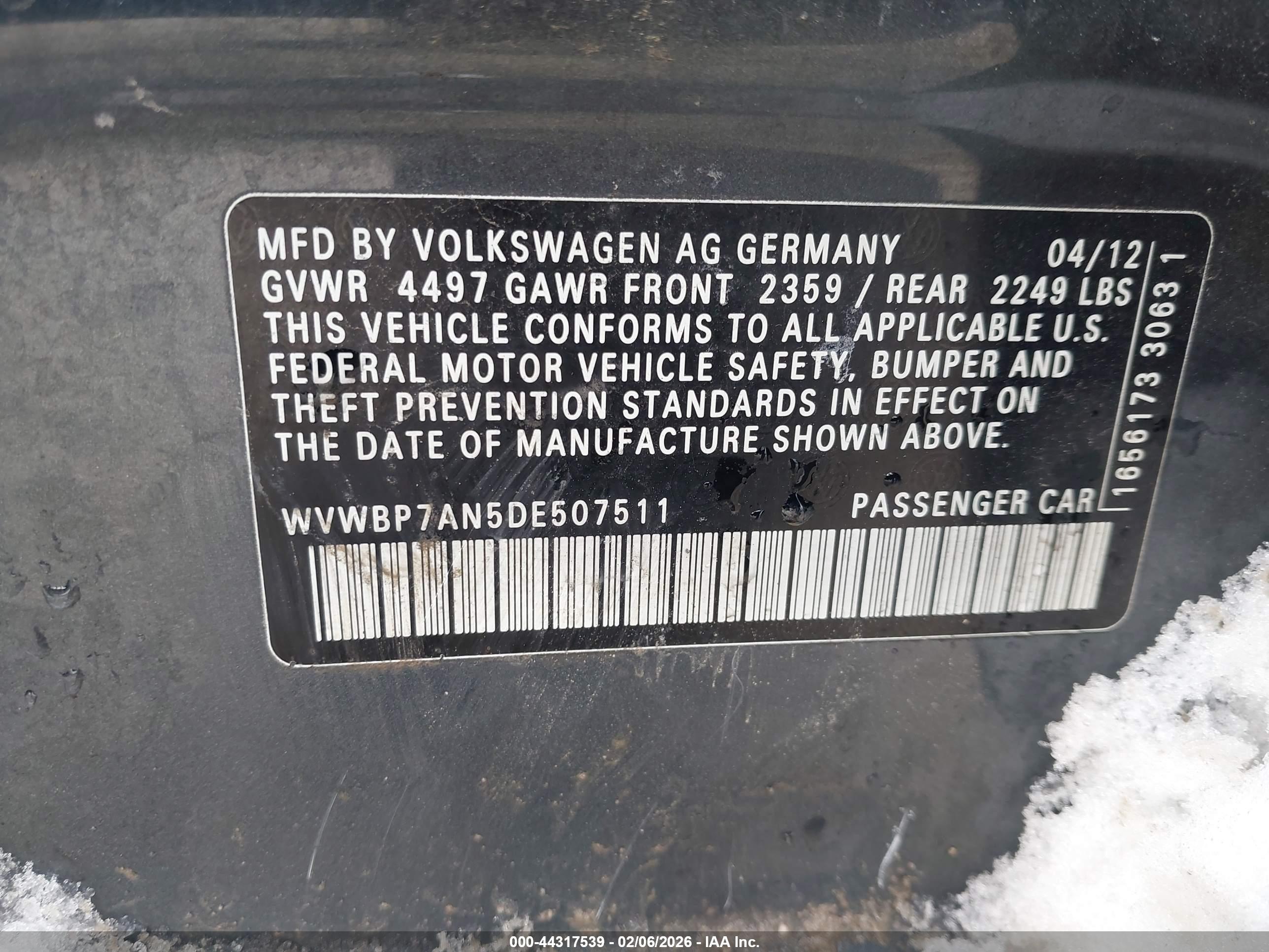 VOLKSWAGEN CC image 9