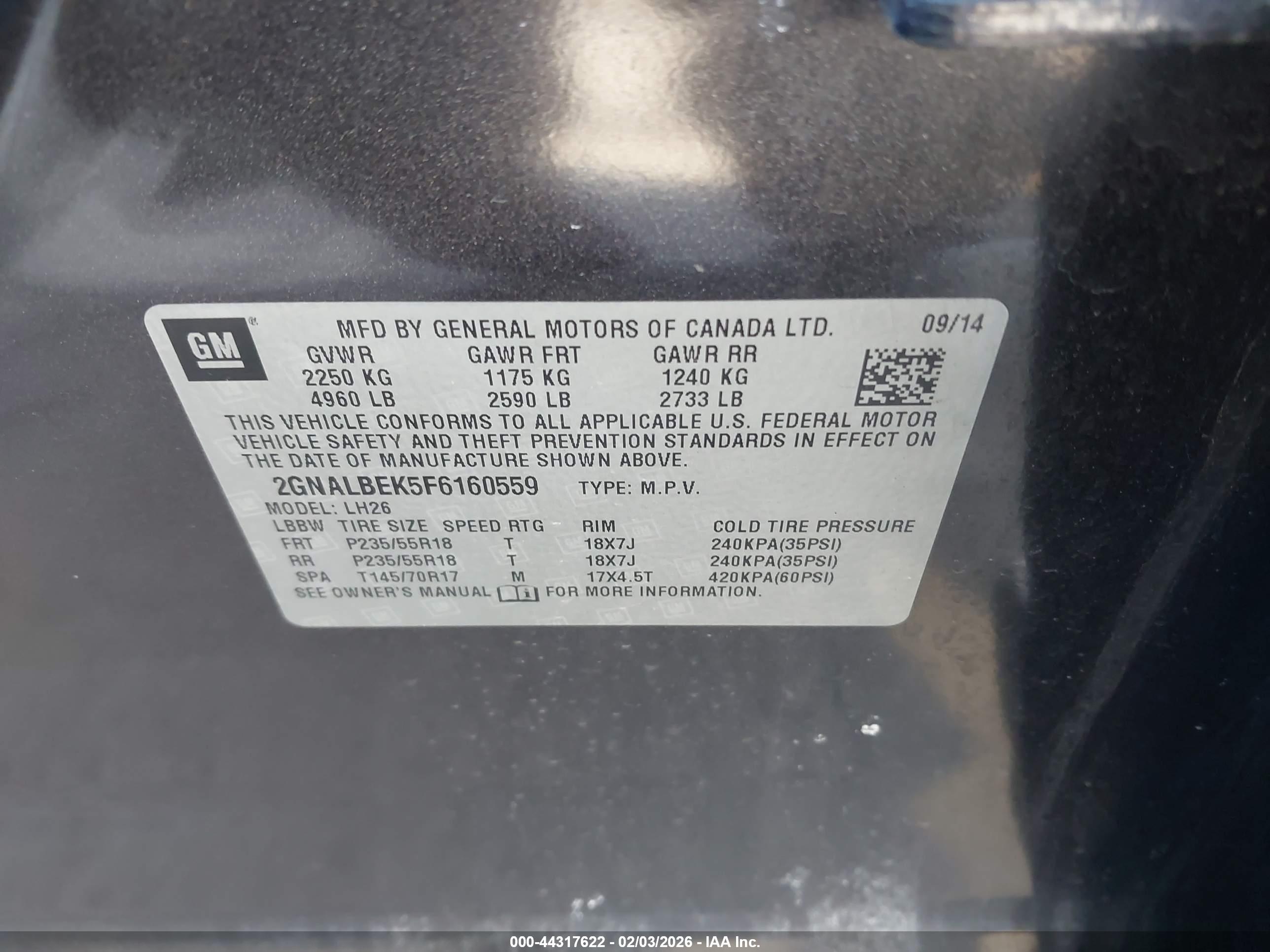 CHEVROLET EQUINOX image 9