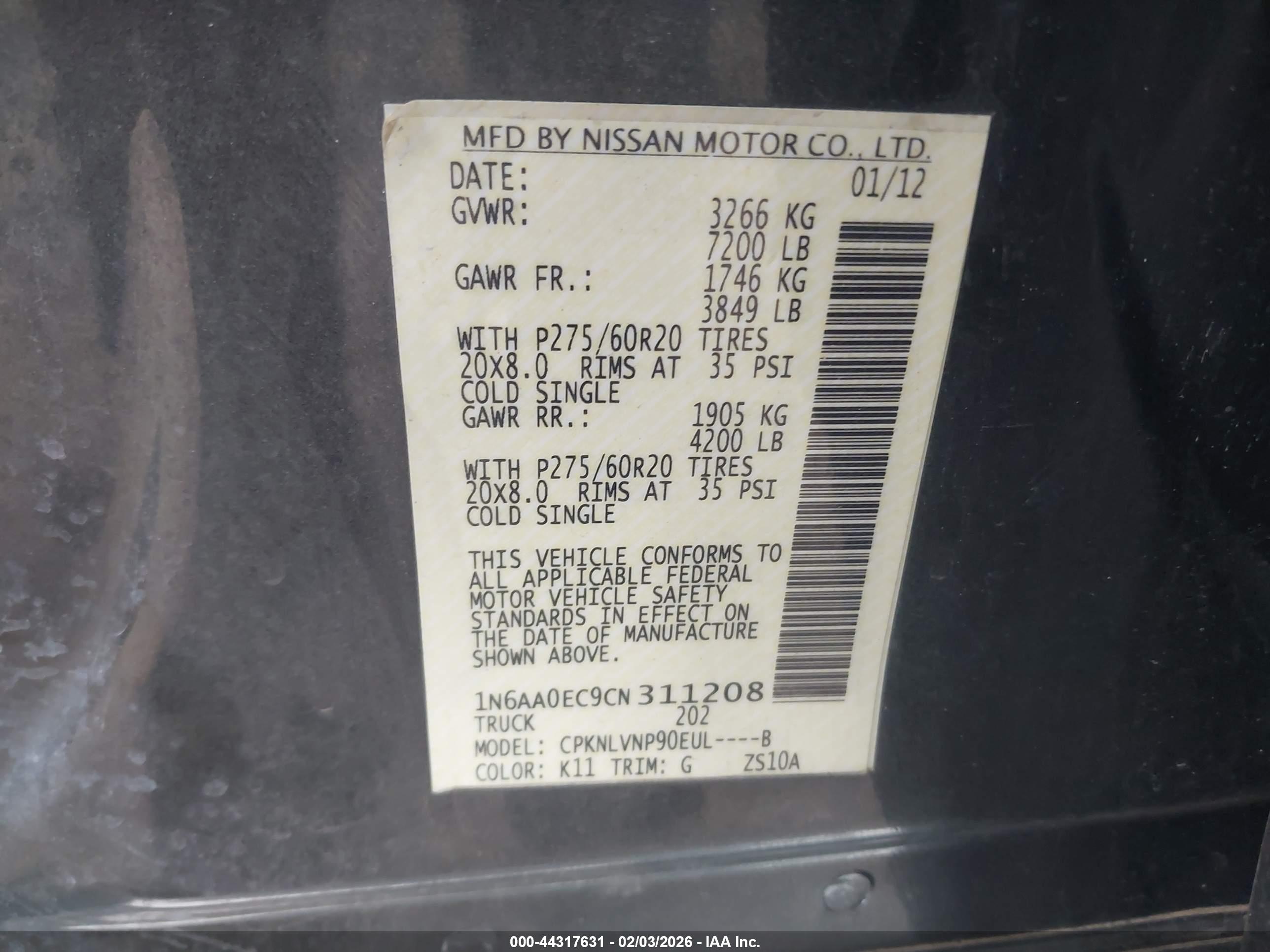 NISSAN TITAN image 9