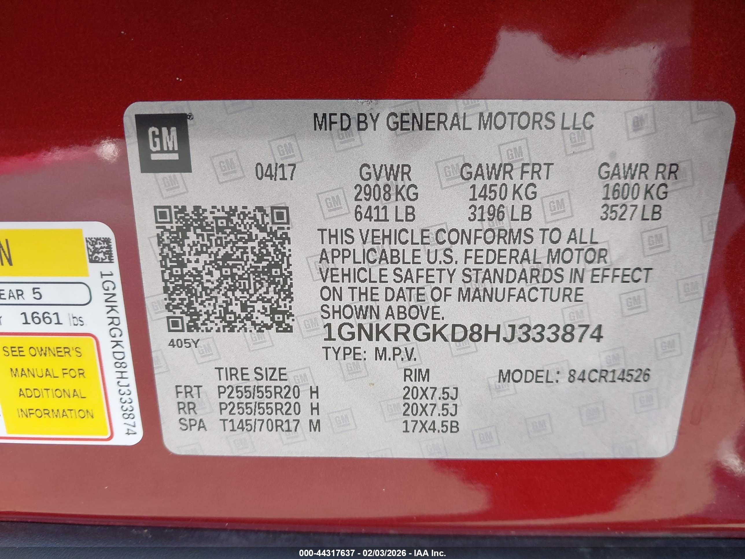 CHEVROLET TRAVERSE image 9