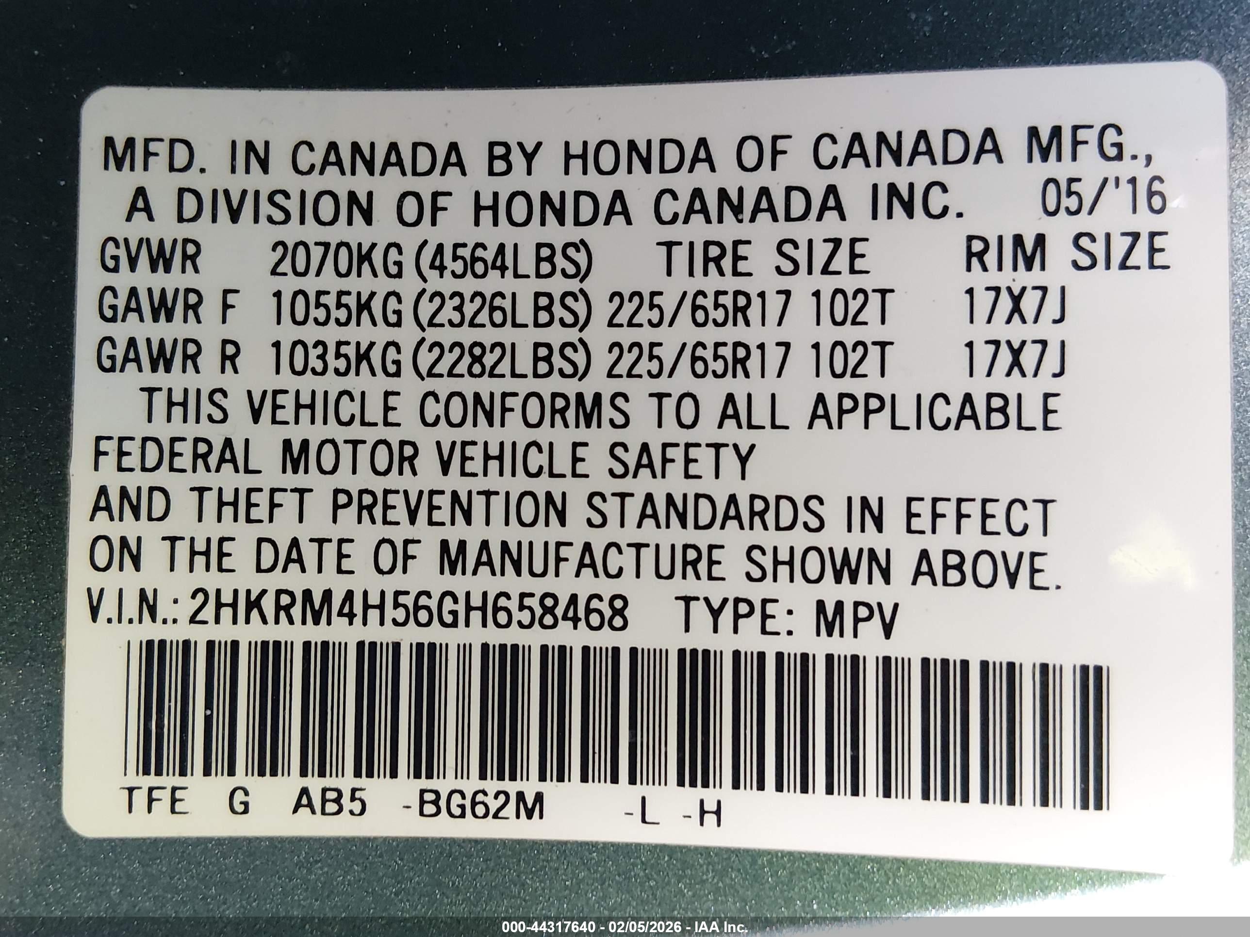HONDA CR-V image 9