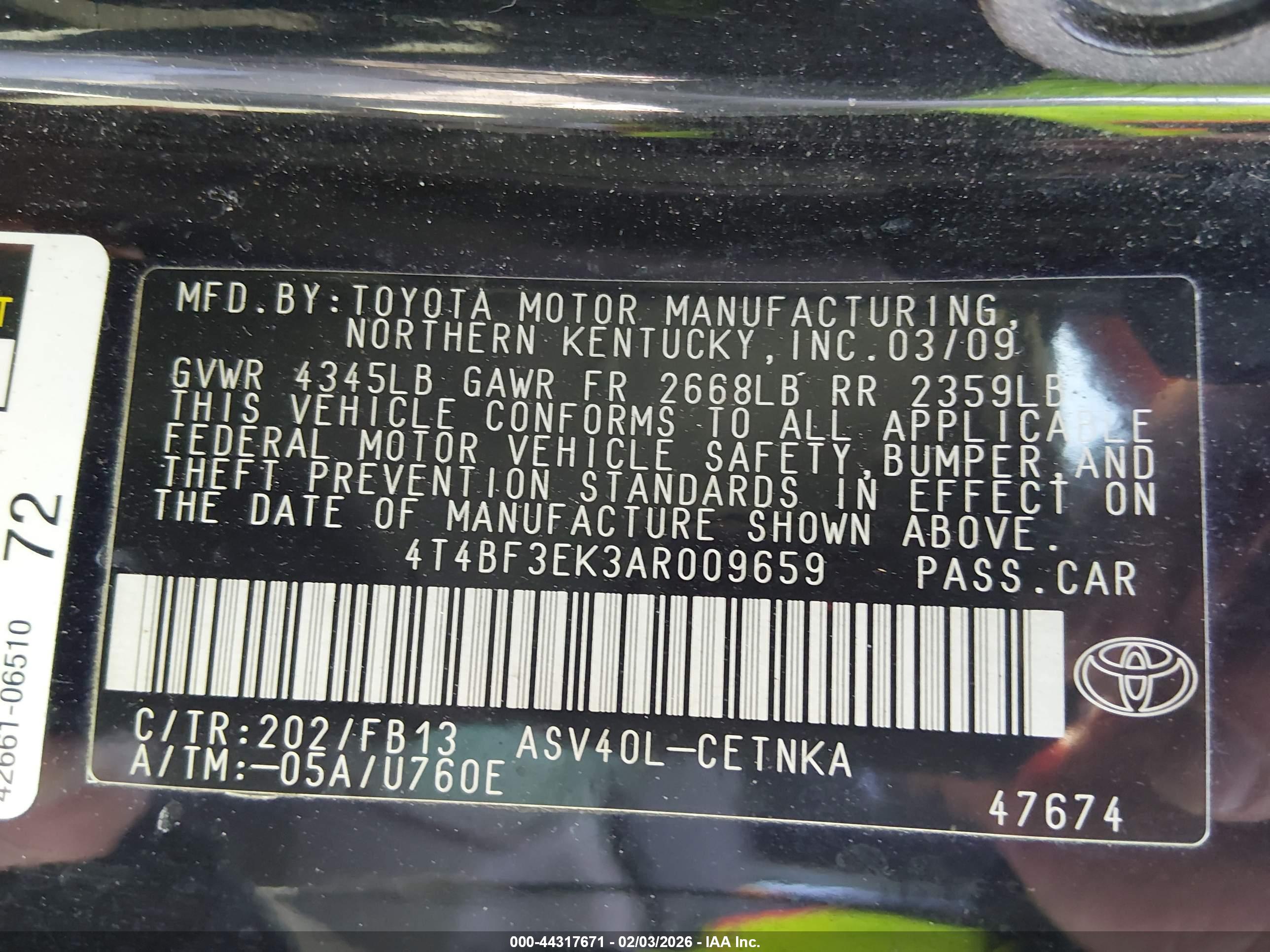TOYOTA CAMRY image 9