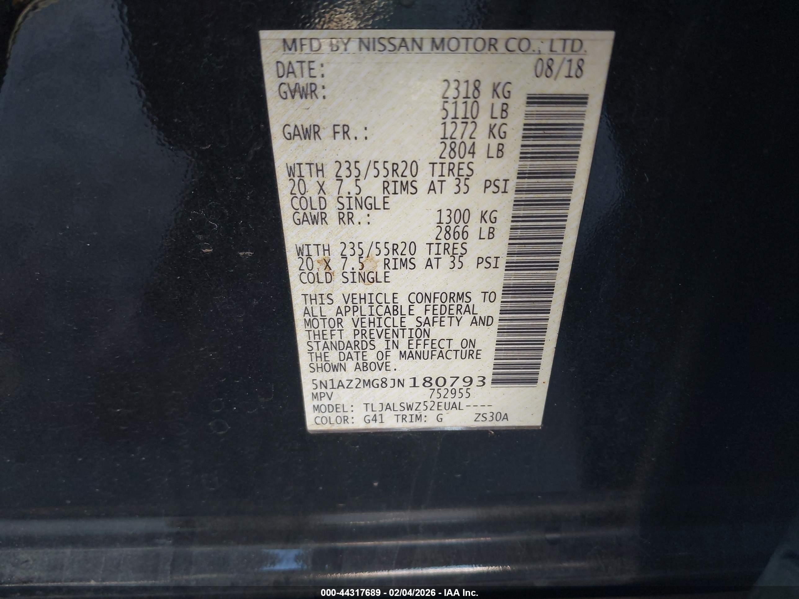 NISSAN MURANO image 9